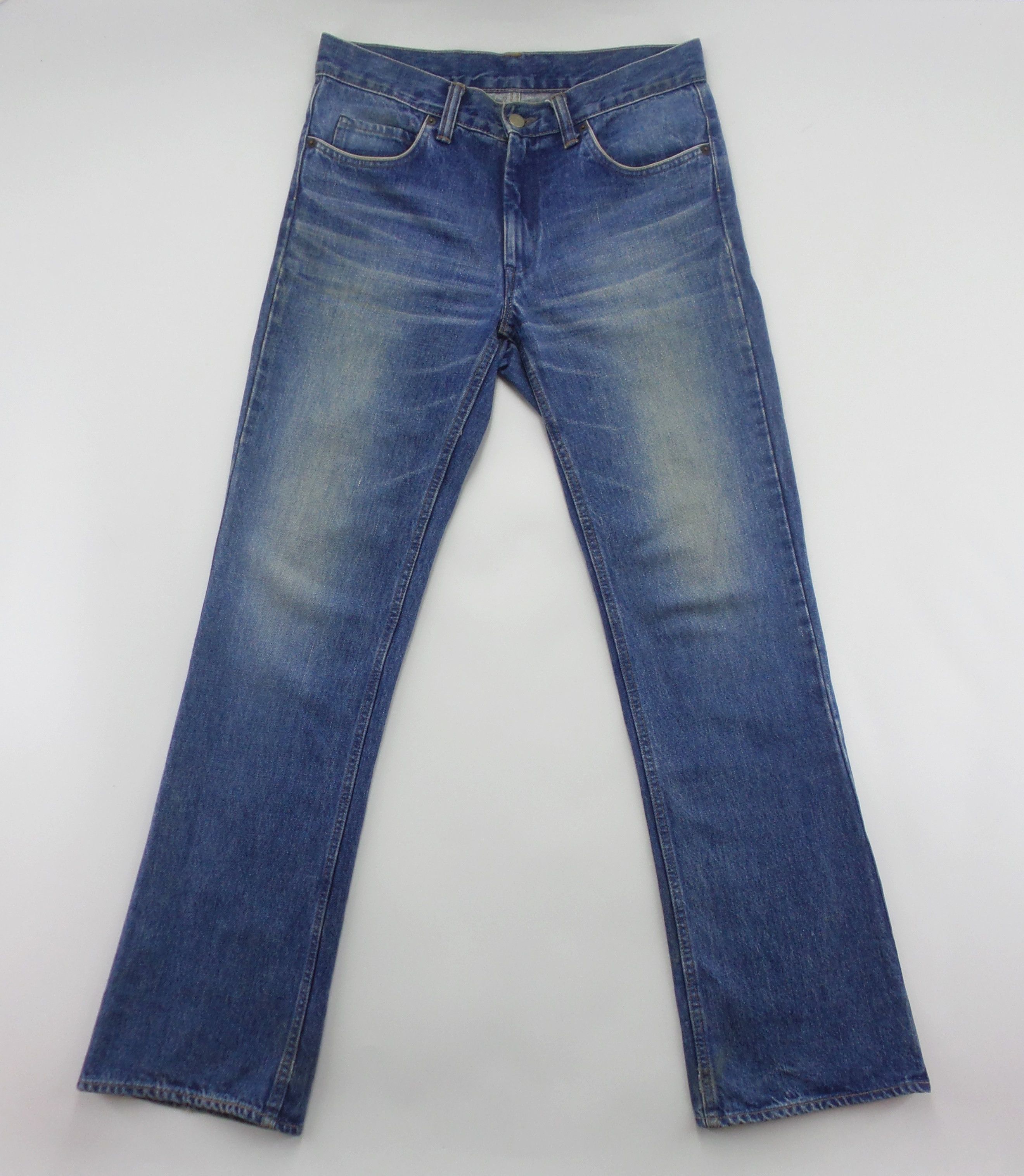 Blue Blue Japan Blue Blue Japan Stonewashed Flare Jeans WxL Size US 31 - 1 Thumbnail