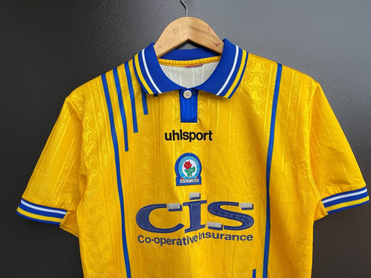 Vintage BLACKBURN ROVERS 1998 2000 SHIRT FOOTBALL JERSEY UHLSPORT Size US XS / EU 42 / 0 - 2 Thumbnail
