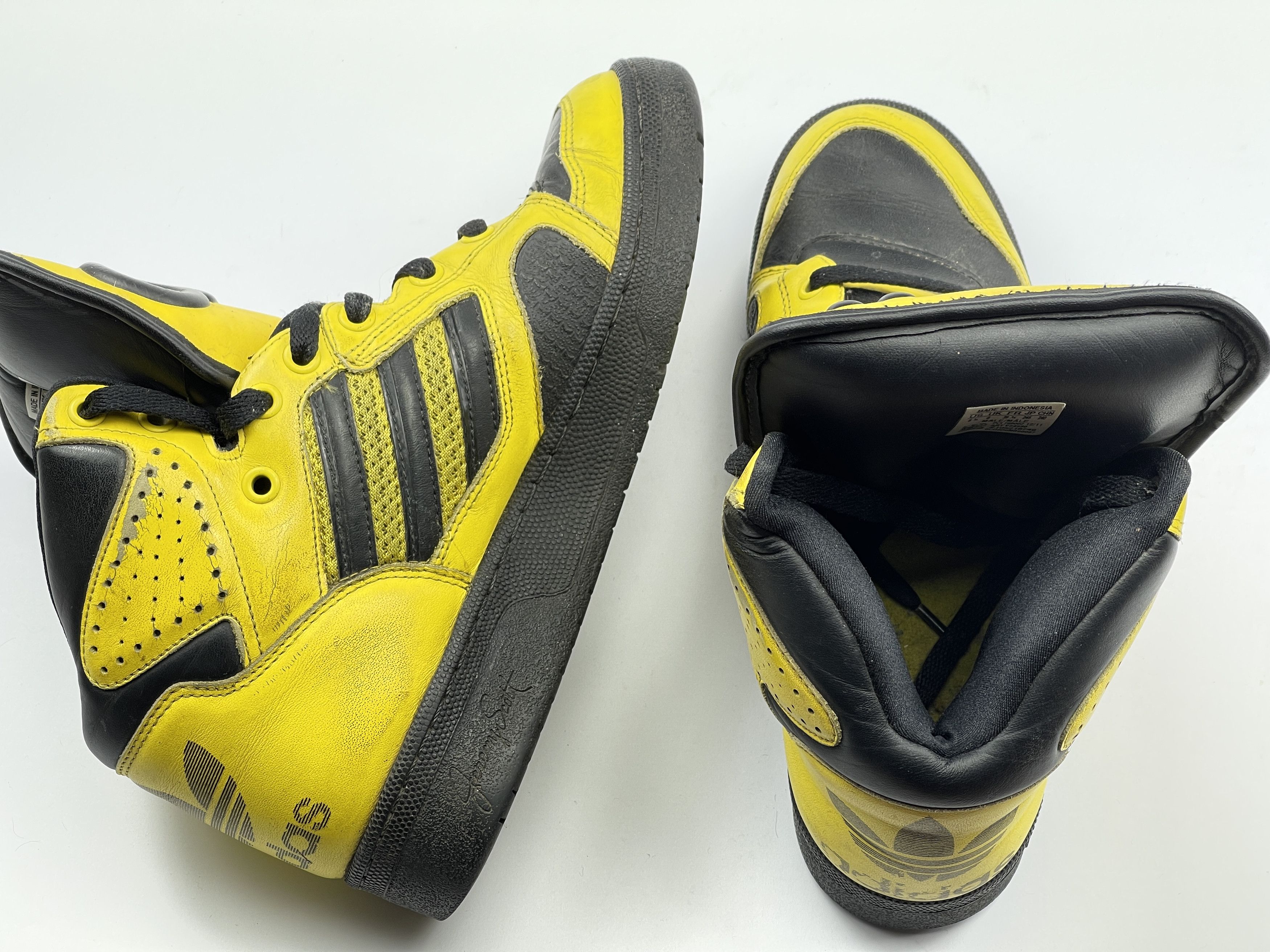 Adidas × Jeremy Scott Adidas sneakers Jeremy Scott Instinct Top shoes ObyO V24530 Size US 6.5 / EU 39-40 - 14 Thumbnail