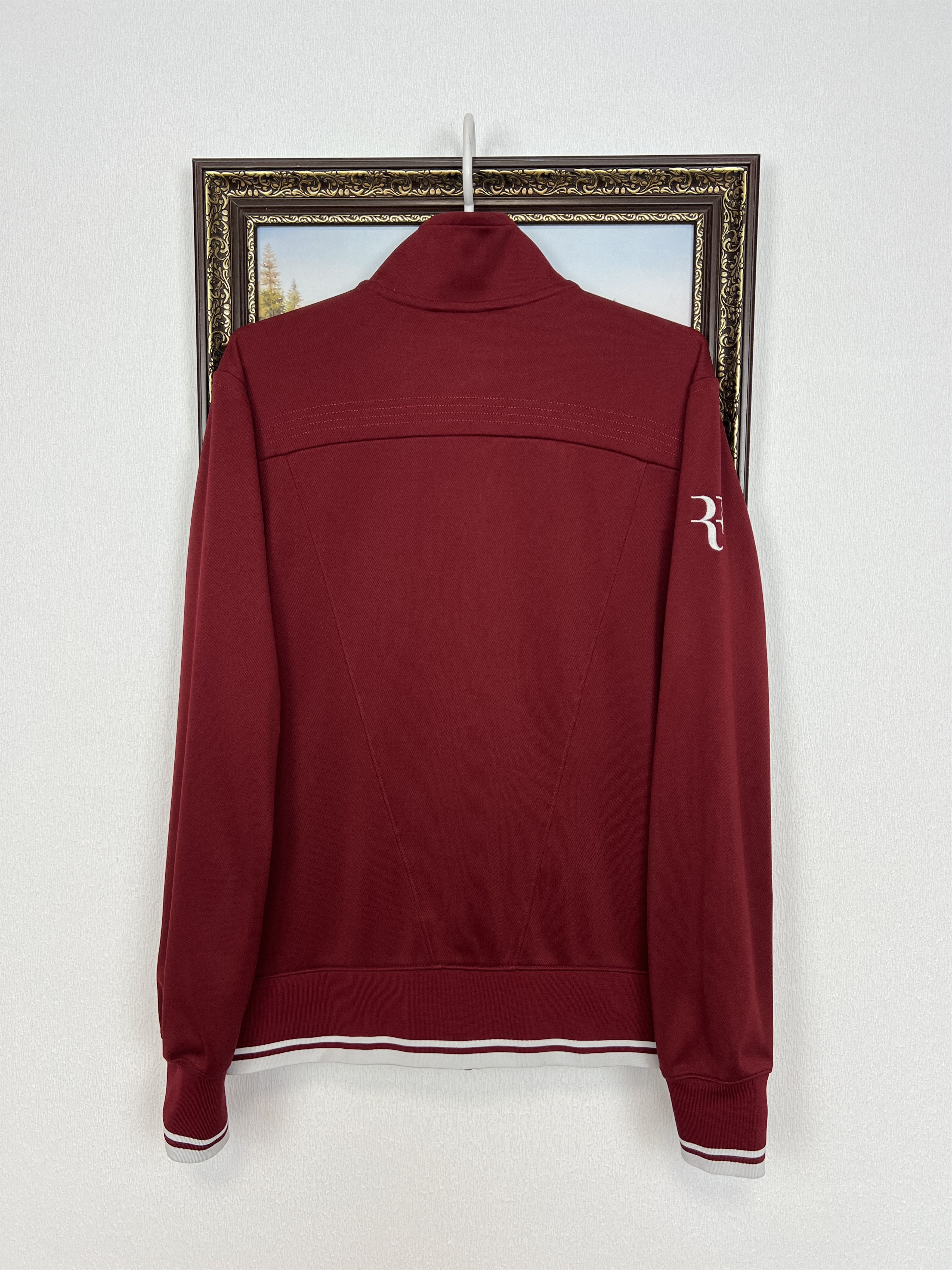 Nike Nike Roger Federer RF 2011 French Burgundy Tennis Jacket Size US M / EU 48-50 / 2 - 11 Thumbnail