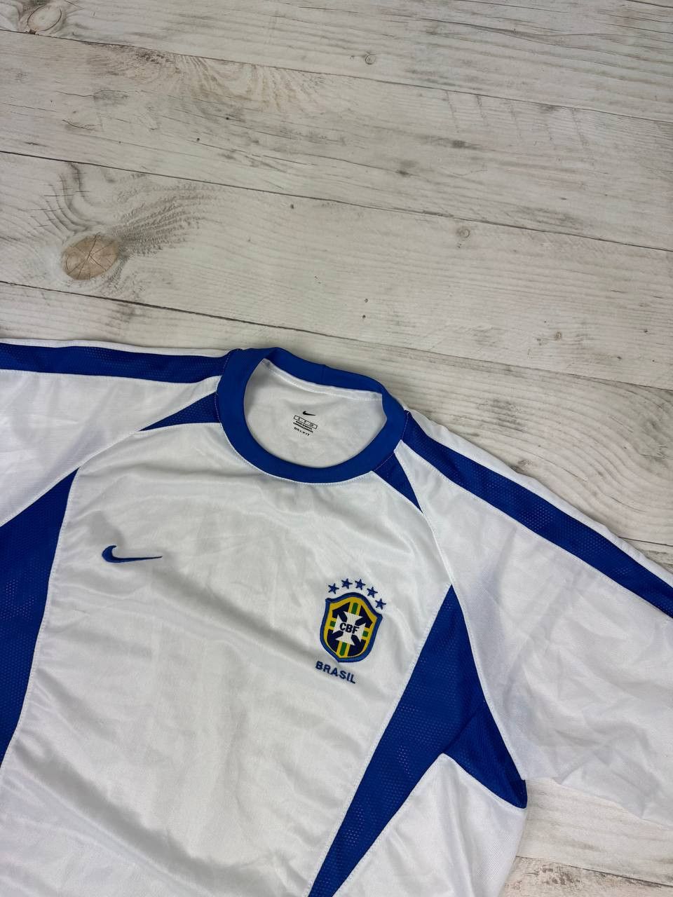 Nike Vintage Nike Brazil 2002 2004 Training Shirt Soccer Jersey Size US S / EU 44-46 / 1 - 2 Thumbnail