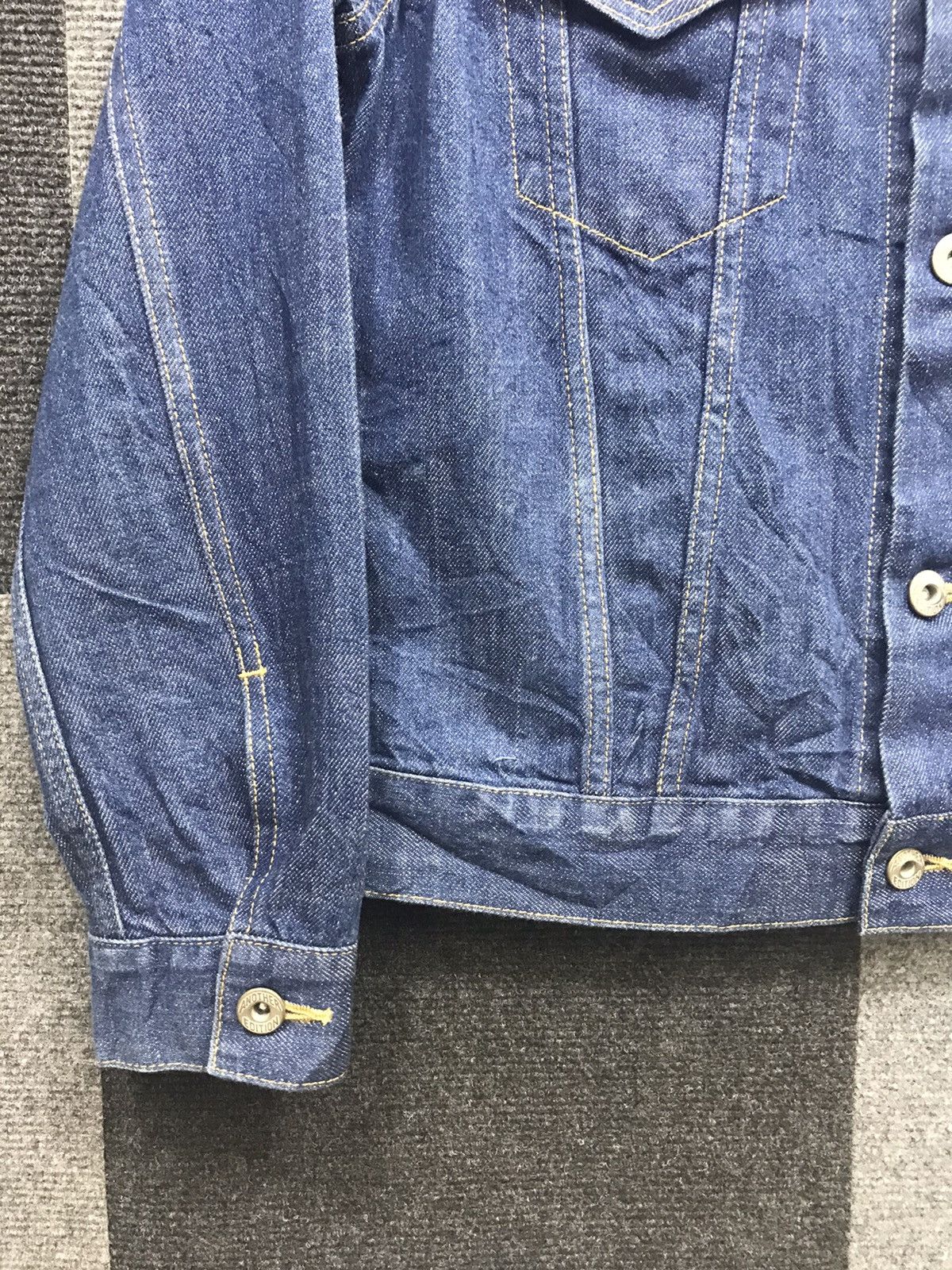 Japanese Brand ANOTHER EDITION Japan Slim Fit Trucker Jeans Size S / US 4 / IT 40 - 9 Thumbnail