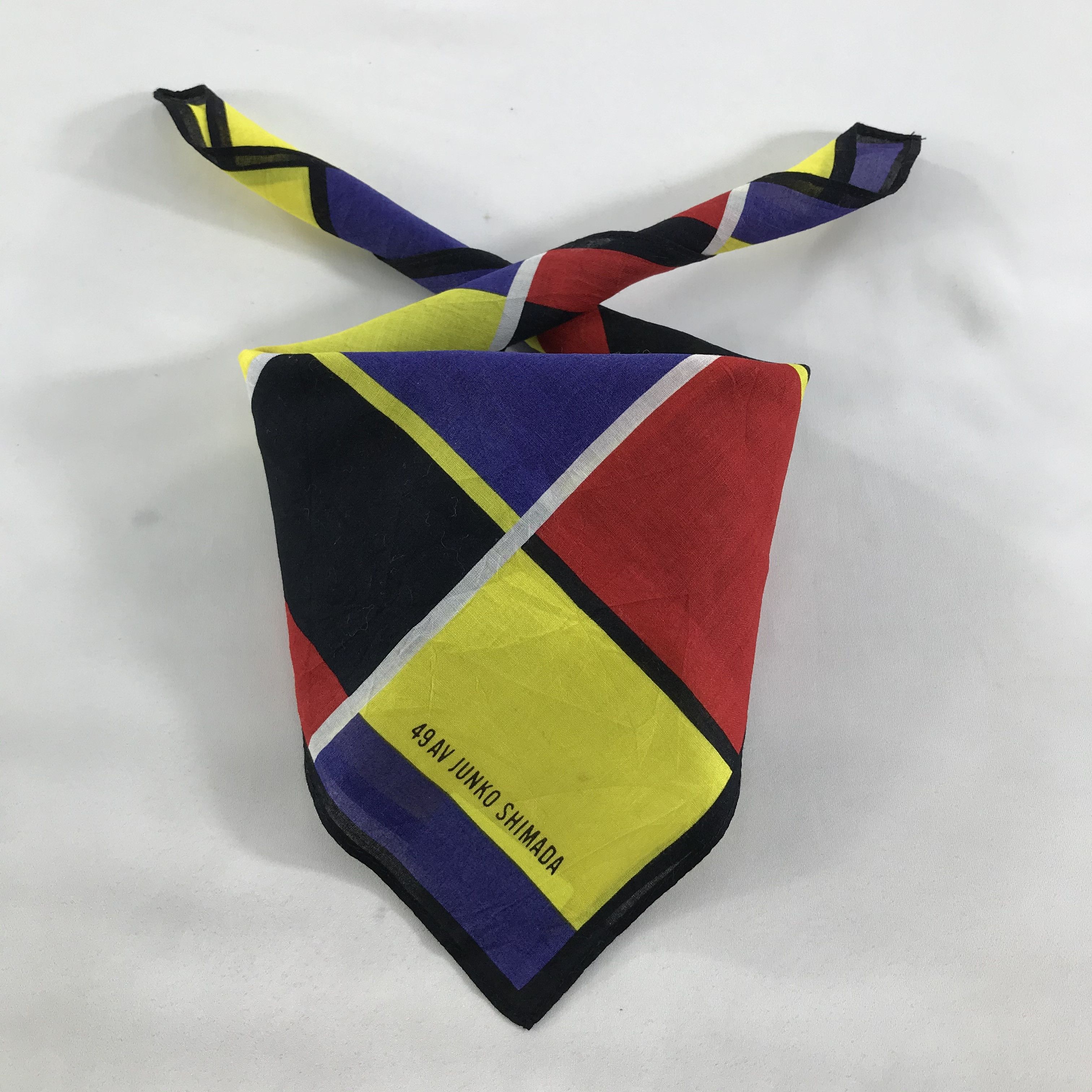 Junko Shimada × Vintage Junko Shimada Bandana / Handkerchief / Neckerchief - S1285 Size ONE SIZE - 3 Thumbnail