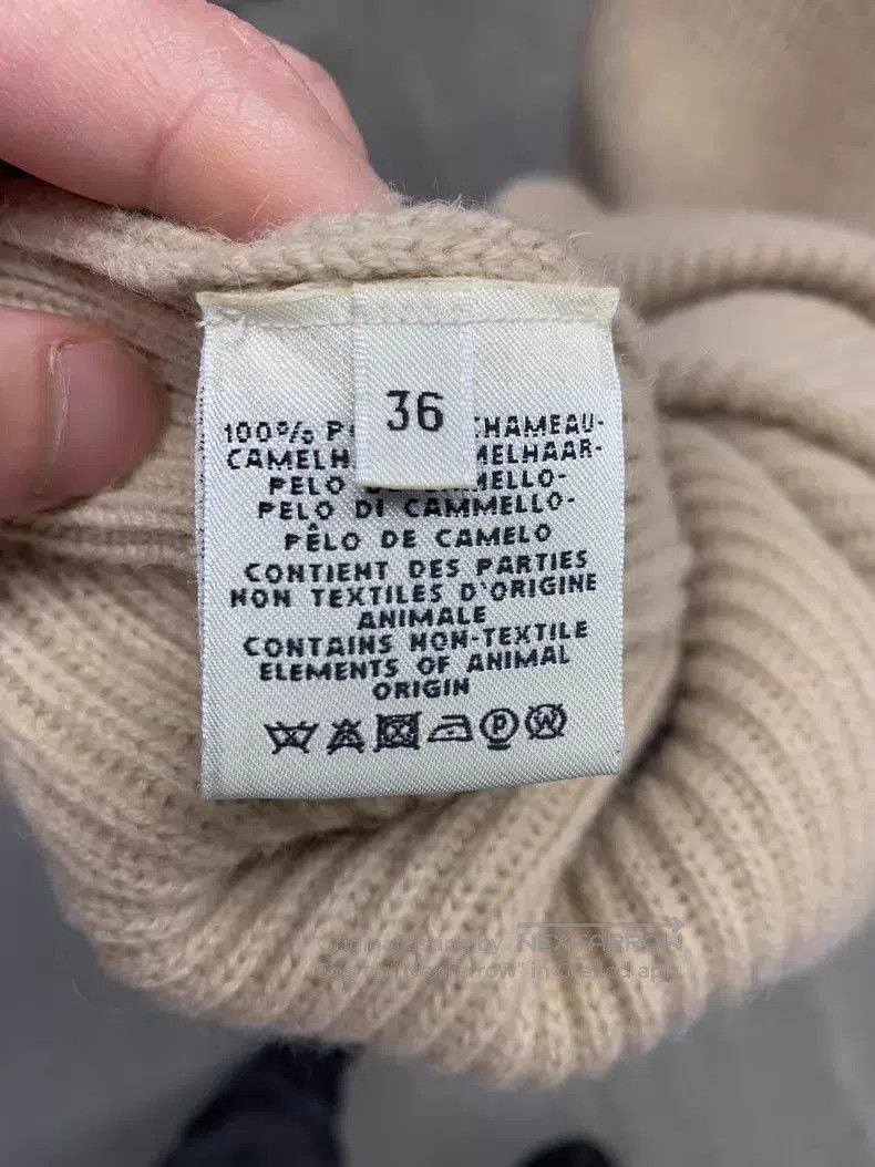 Hermes Hermes Camel Hair Side Button Knit Dress Size XS / US 0-2 / IT 36-38 - 3 Thumbnail