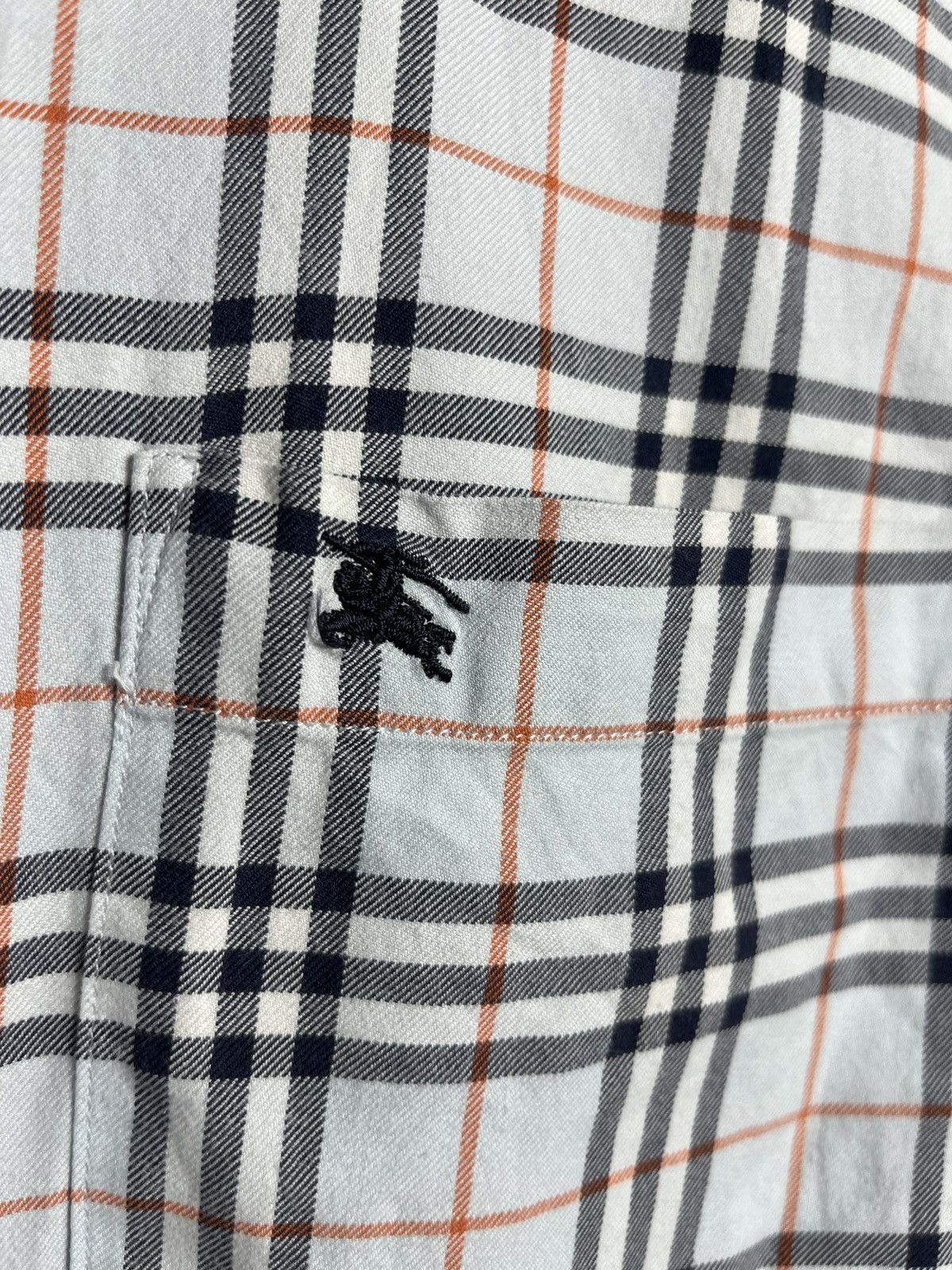 Burberry Burberry Nova Check Short Sleeve Shirt Blue Men's cotton Size US XL / EU 56 / 4 - 6 Thumbnail