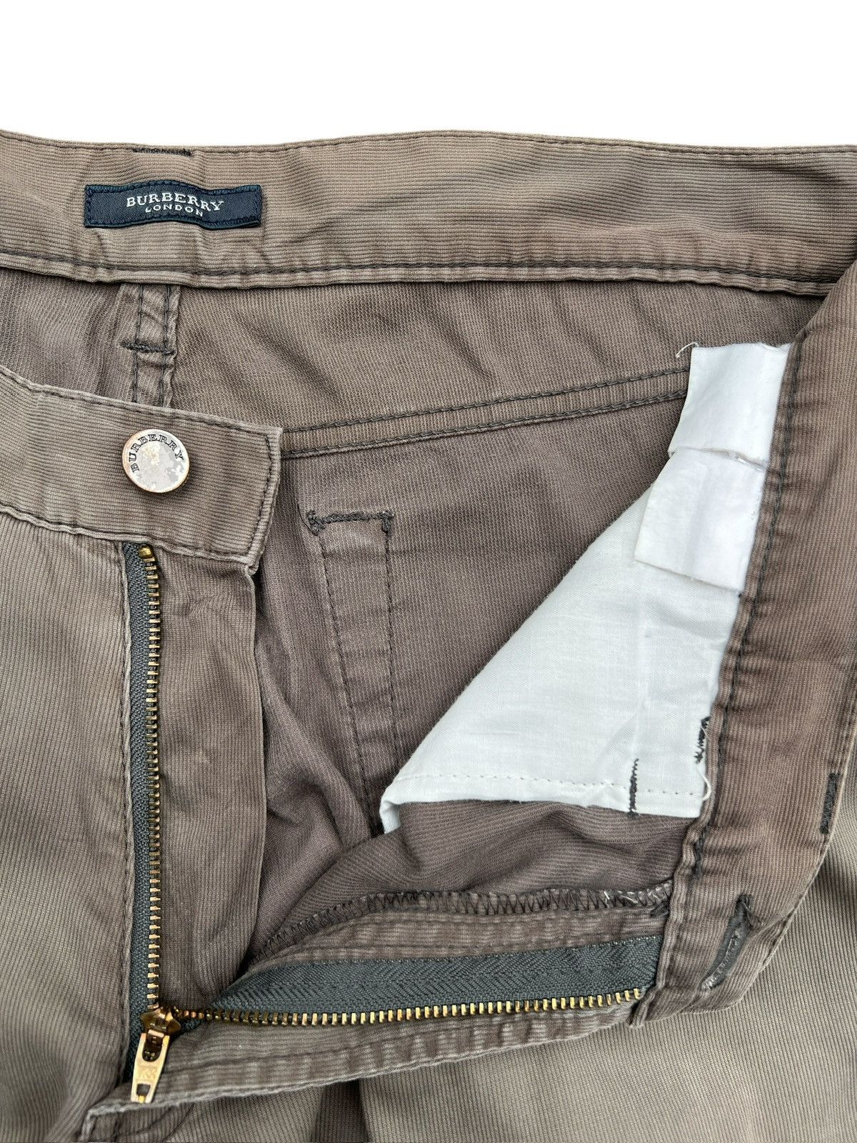 Burberry Burberry Straight Brown Pants 36x31 Size US 32 / EU 48 - 6 Thumbnail