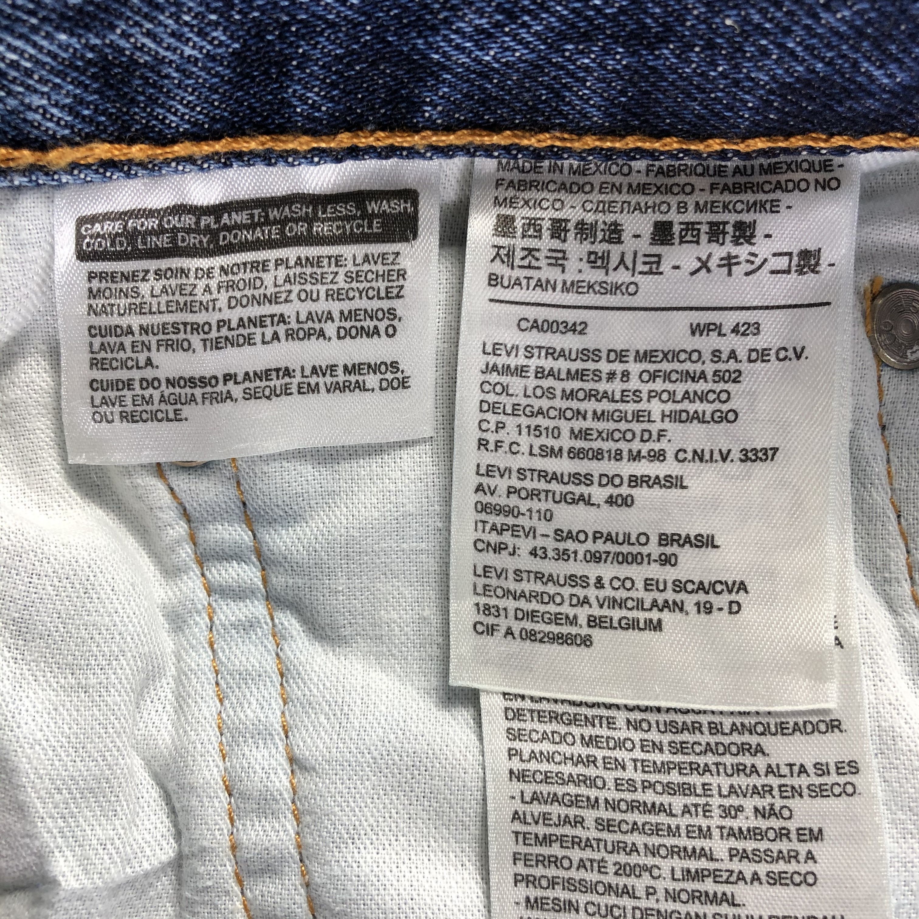 Levi's Vintage Blue Wash Levis 550 Jeans-J3169 Size US 32 / EU 48 - 12 Thumbnail
