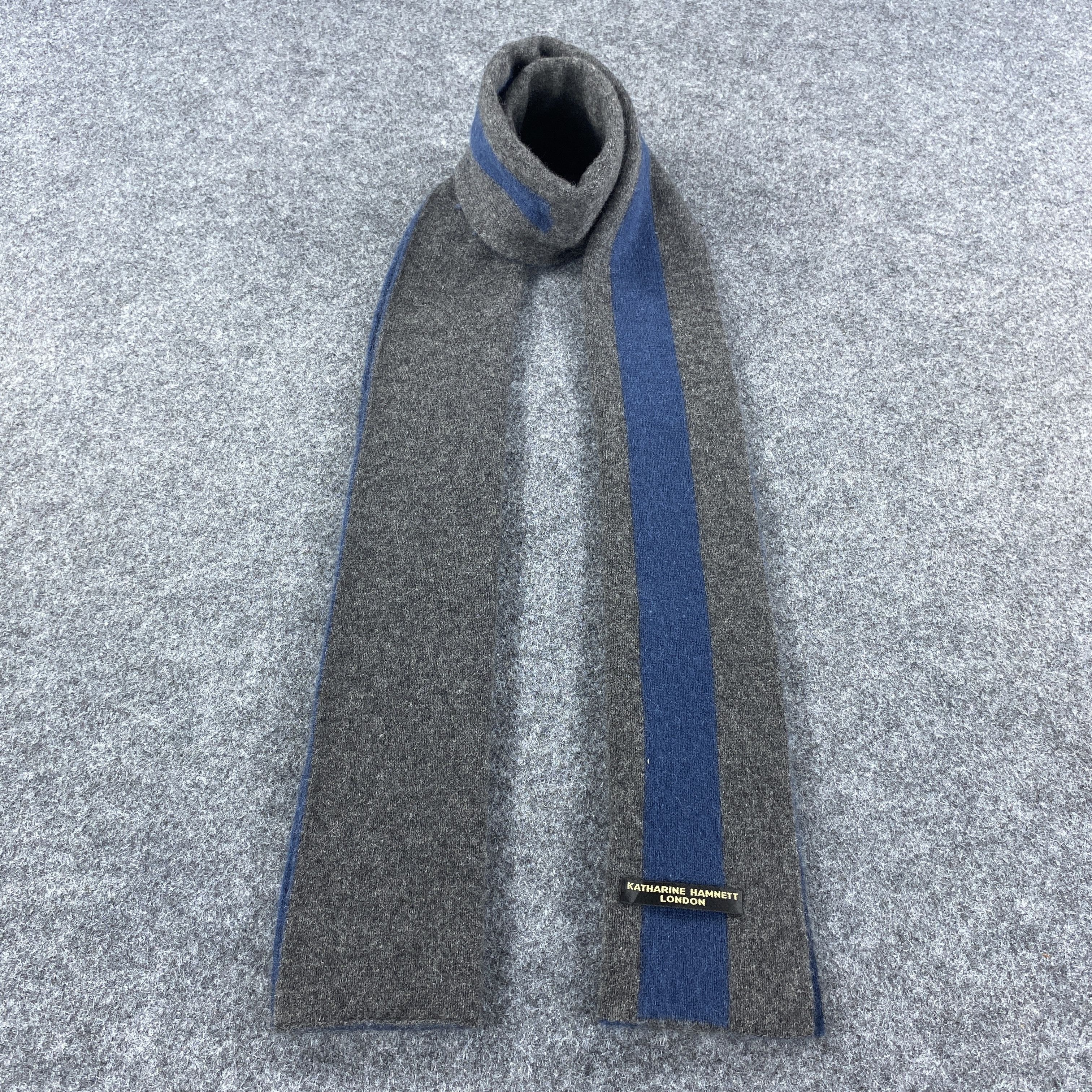 Katharine Hamnett London × Vintage Katharine Hamnett London Scarf # Muffler # Neckwear # D415 Size ONE SIZE - 1 Thumbnail