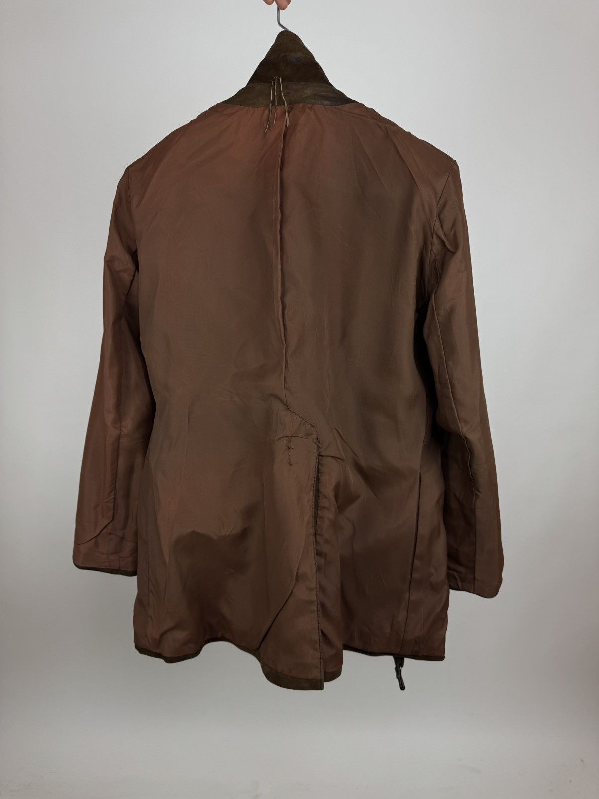 Other Vintage Suede Jacket Toscana Pockets Belted Peacoat Japanese Size US M / EU 48-50 / 2 - 8 Thumbnail