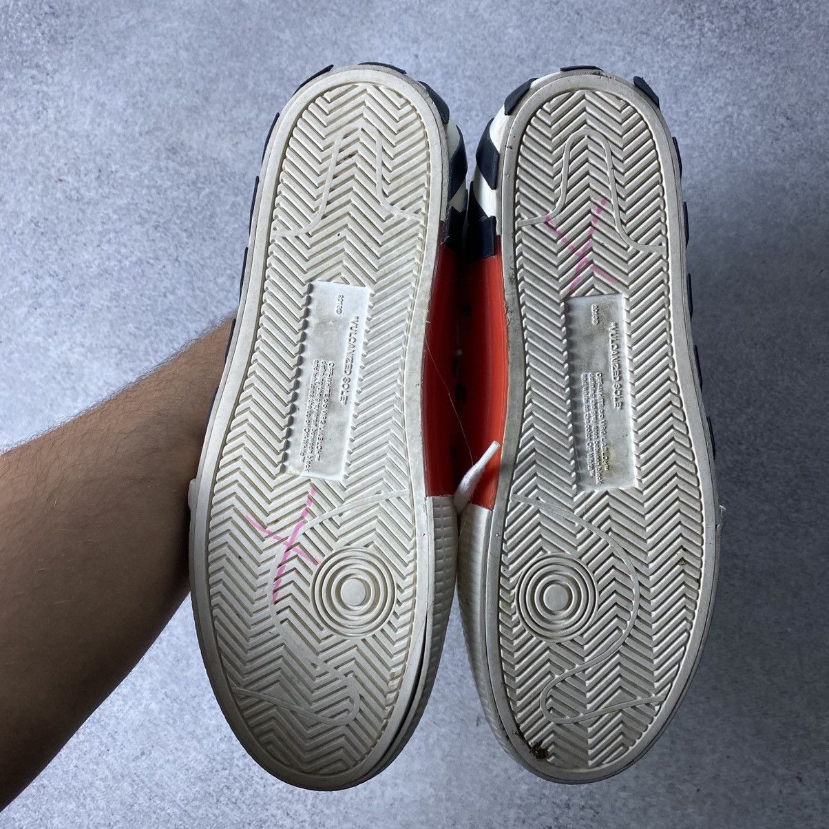Off-White Off-White Sneakers Vulcanized Black White Canvas Size US 10 / EU 43 - 9 Thumbnail