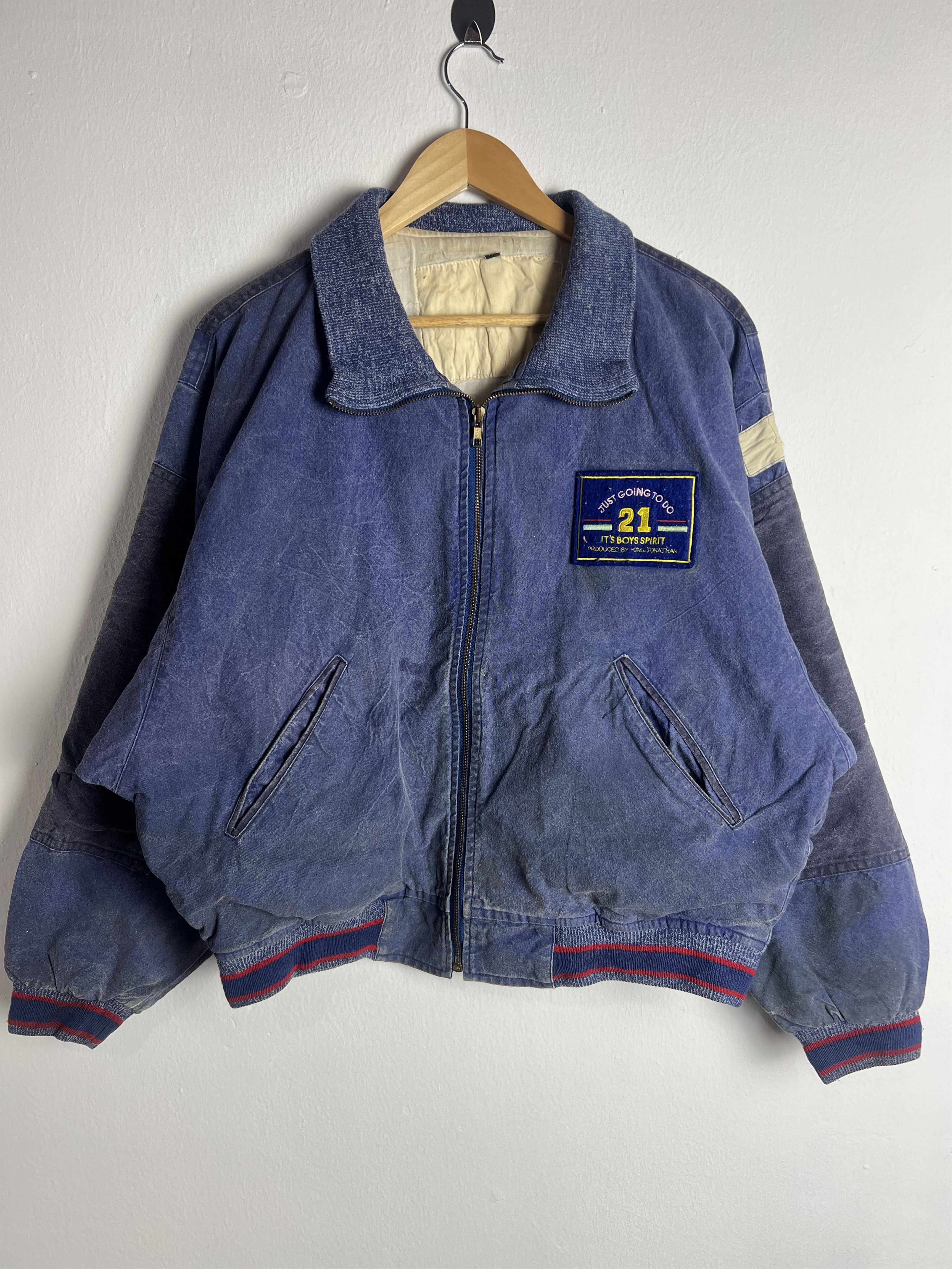 Japanese Brand Vintage KJC Limited Pressing Bomber Jacket Size US M / EU 48-50 / 2 - 2 Thumbnail