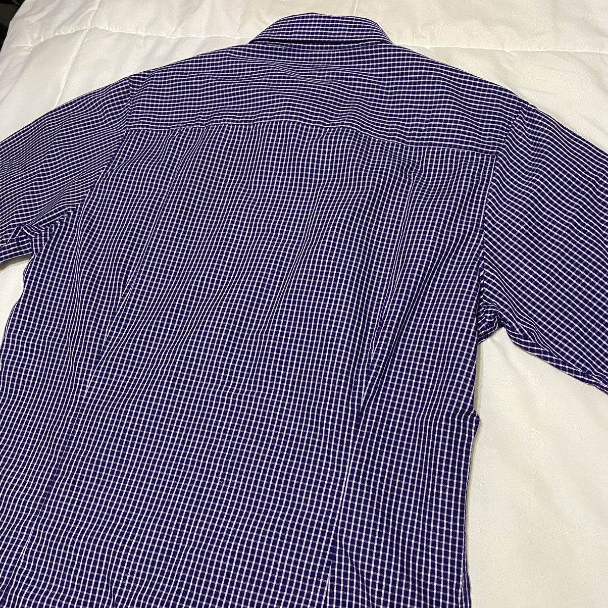 Vintage Purple TCU Striped Button Up Shirt Size US M / EU 48-50 / 2 - 6 Thumbnail