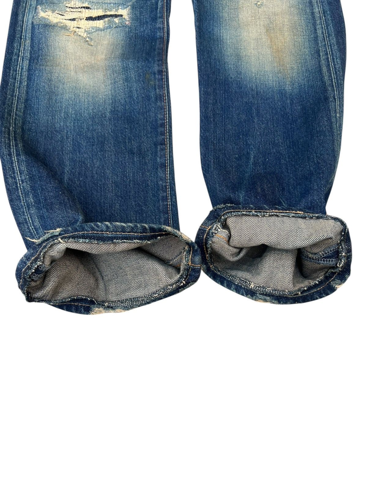 Prps PRPS Barracuda Distressed Mud Wash Denim Jeans Size US 30 / EU 46 - 15 Thumbnail