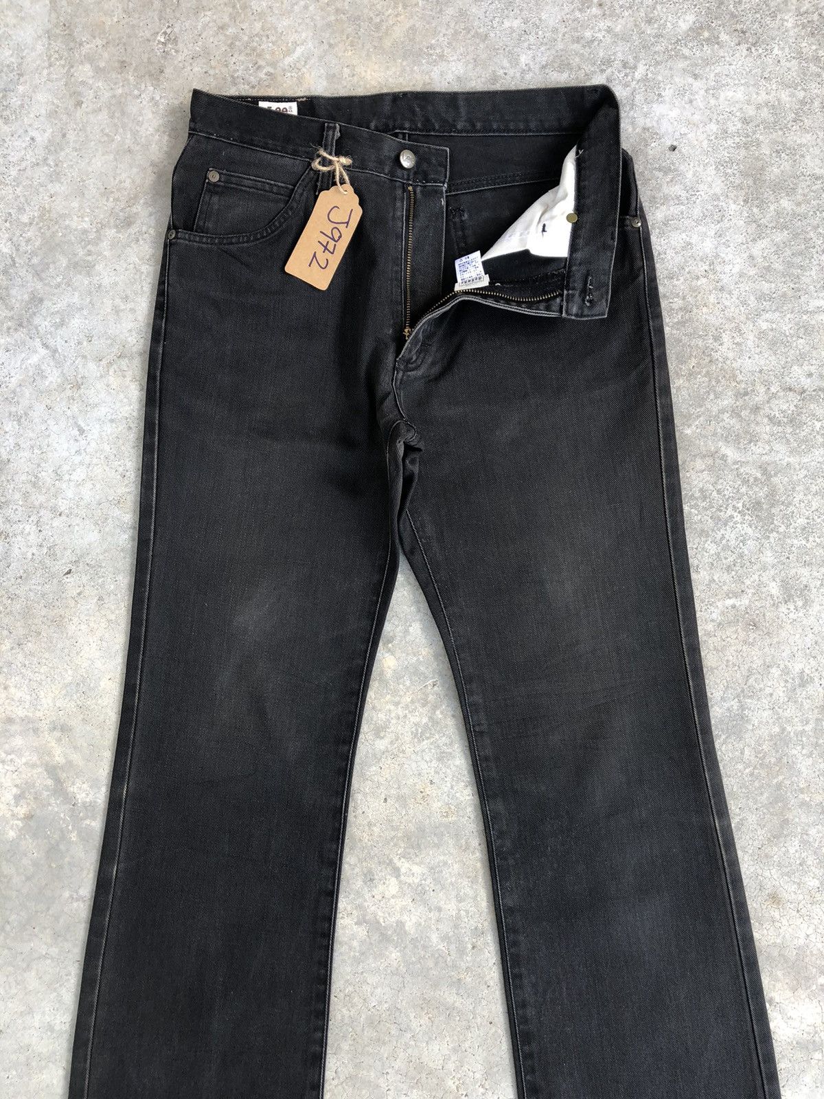 If Six Was Nine Japanese Lee Flared Jeans Distressed Jeans Size US 30 / EU 46 - 3 Thumbnail