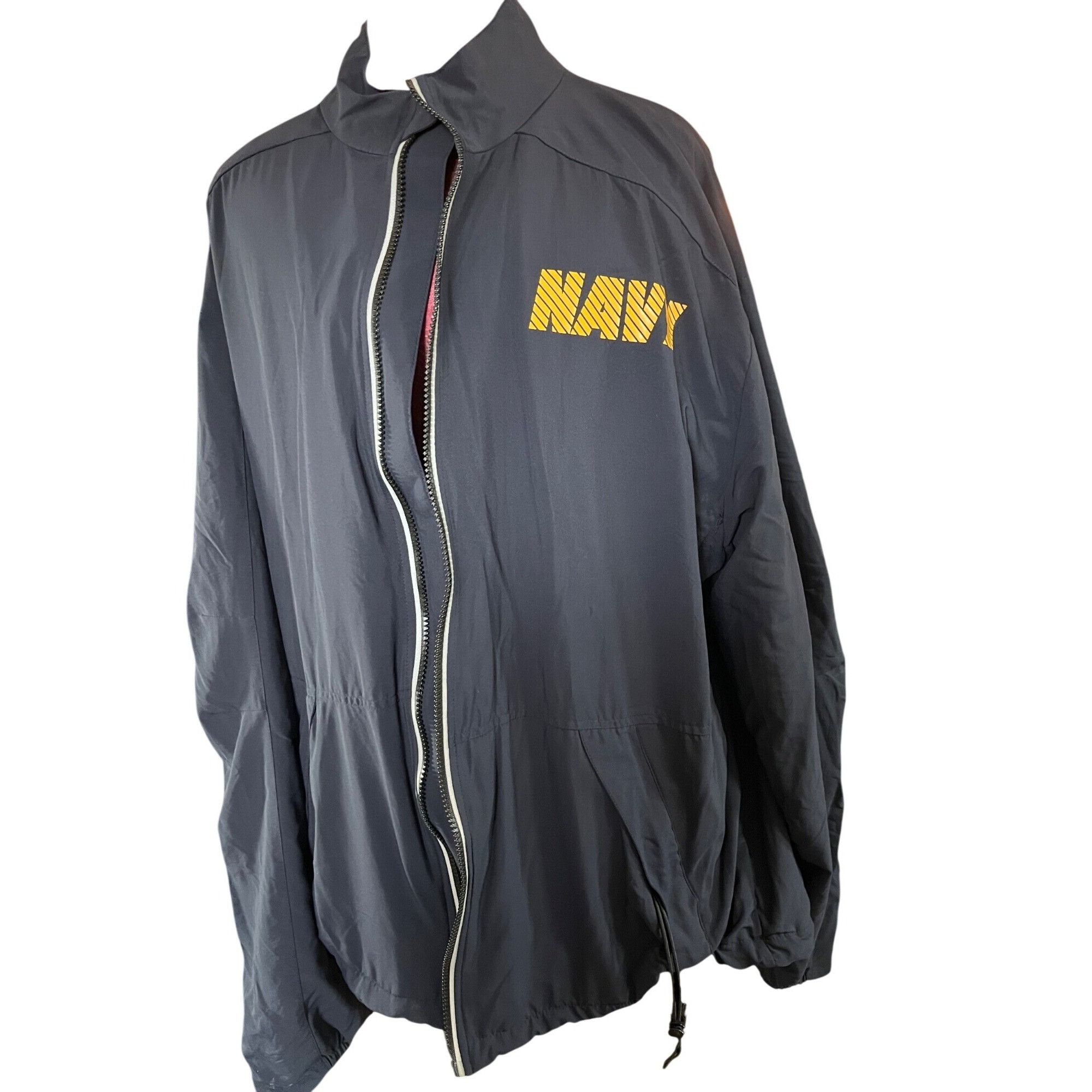 Other US Navy Running Jacket XL Nylon Polyester Black Yellow Size US XL / EU 56 / 4 - 1 Thumbnail