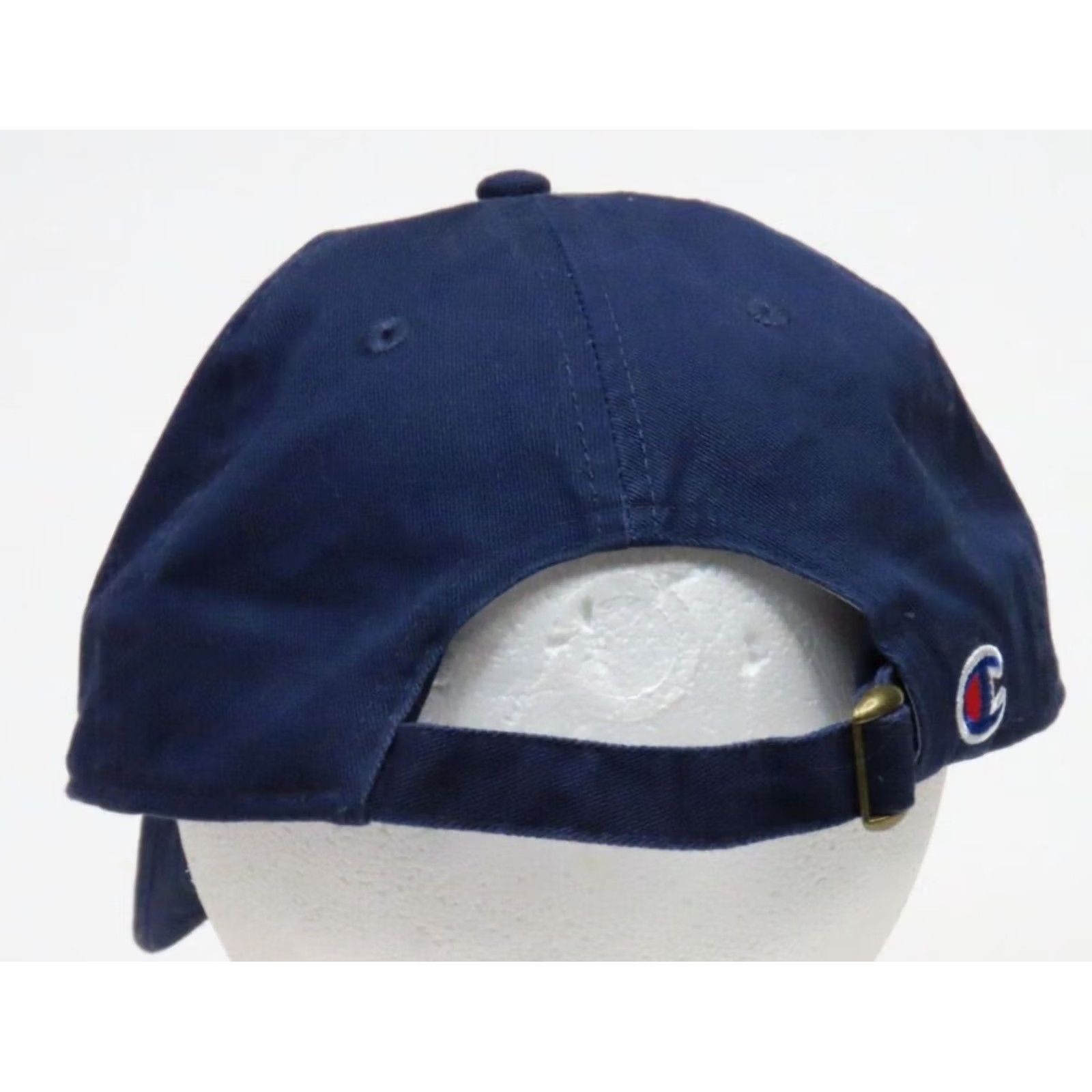 Champion Champion Hat Cap Strap Back Navy Blue Spell Out Logo Adjustable Trucker Mens One Size Blue Logo Size ONE SIZE - 2 Thumbnail