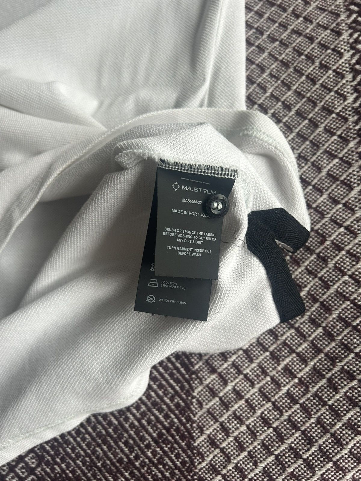 MA.STRUM × Vintage MA.STRUM White Polo Shirt Luxury Streetwear Style Size XXL Size US XXL / EU 58 / 5 - 6 Thumbnail