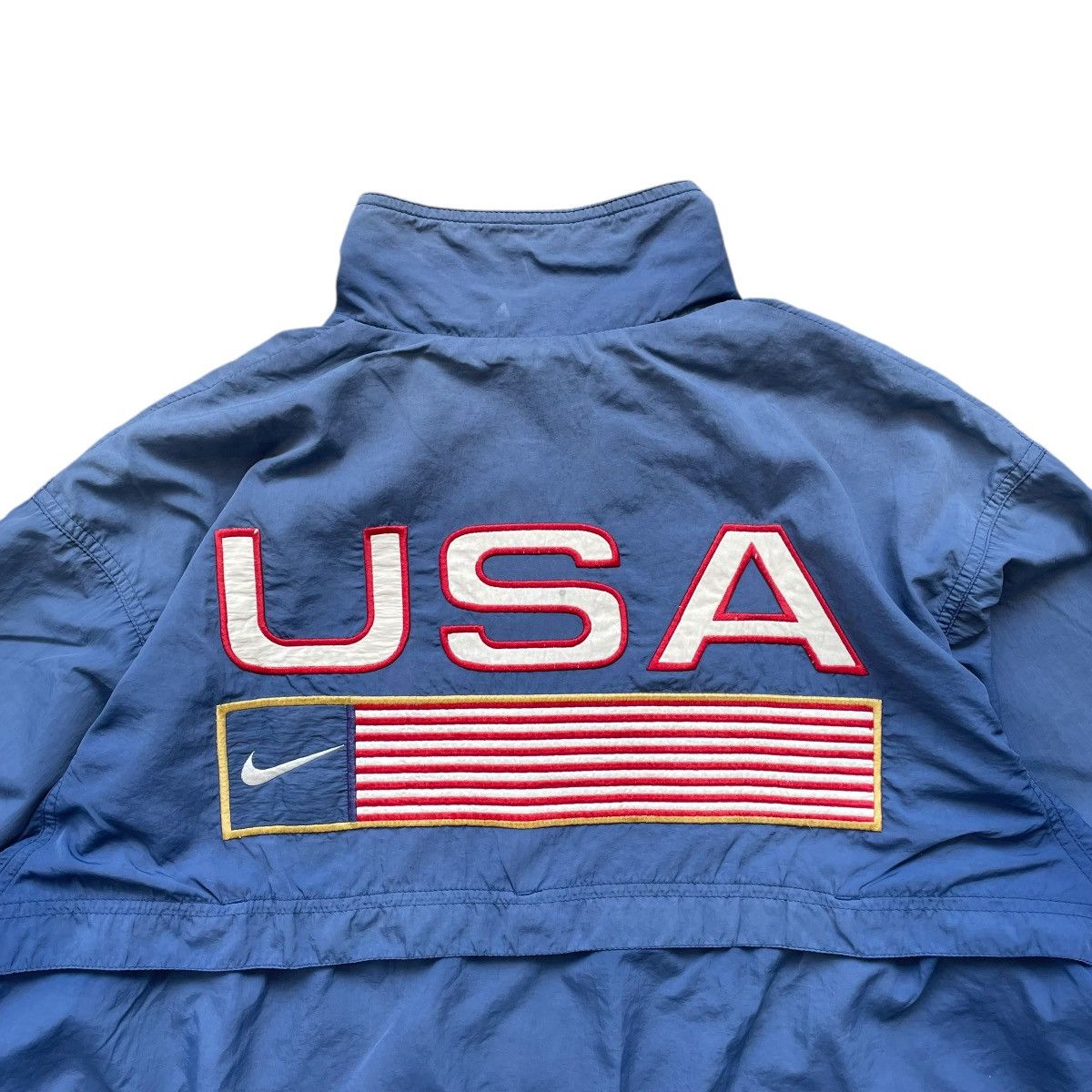 Nike × Vintage VINTAGE NIKE USA FLAG TRACK & FIELD JACKET Size US M / EU 48-50 / 2 - 7 Thumbnail