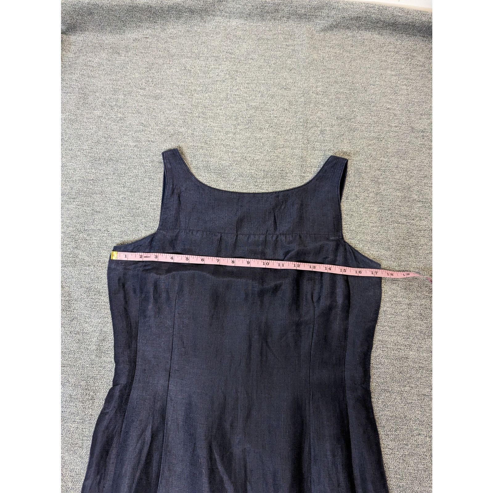Giorgio Armani Giorgio Armani linen silk sheath dress midi blue IT 44 US 8 Size M / US 6-8 / IT 42-44 - 7 Thumbnail