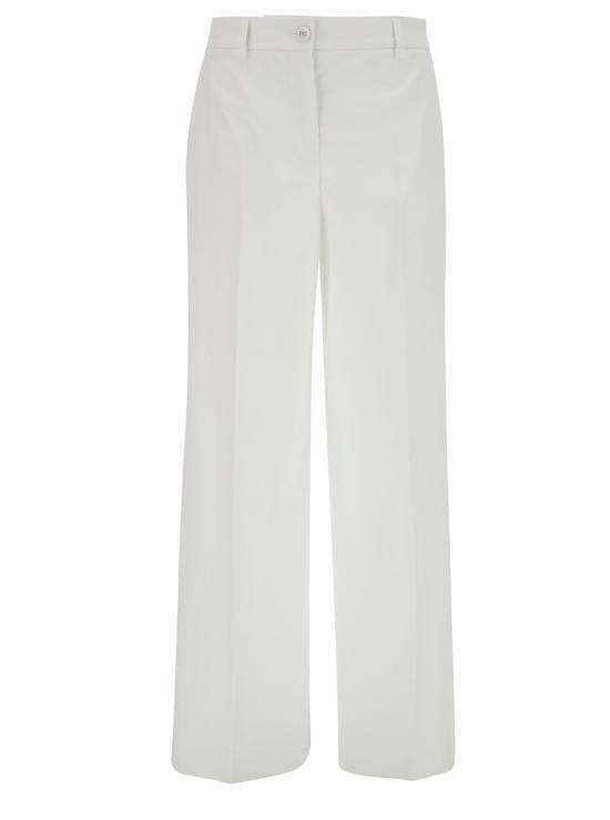 DOLCE & GABBANA Women Straight Pants FTC0VTFUFJRW0001 White