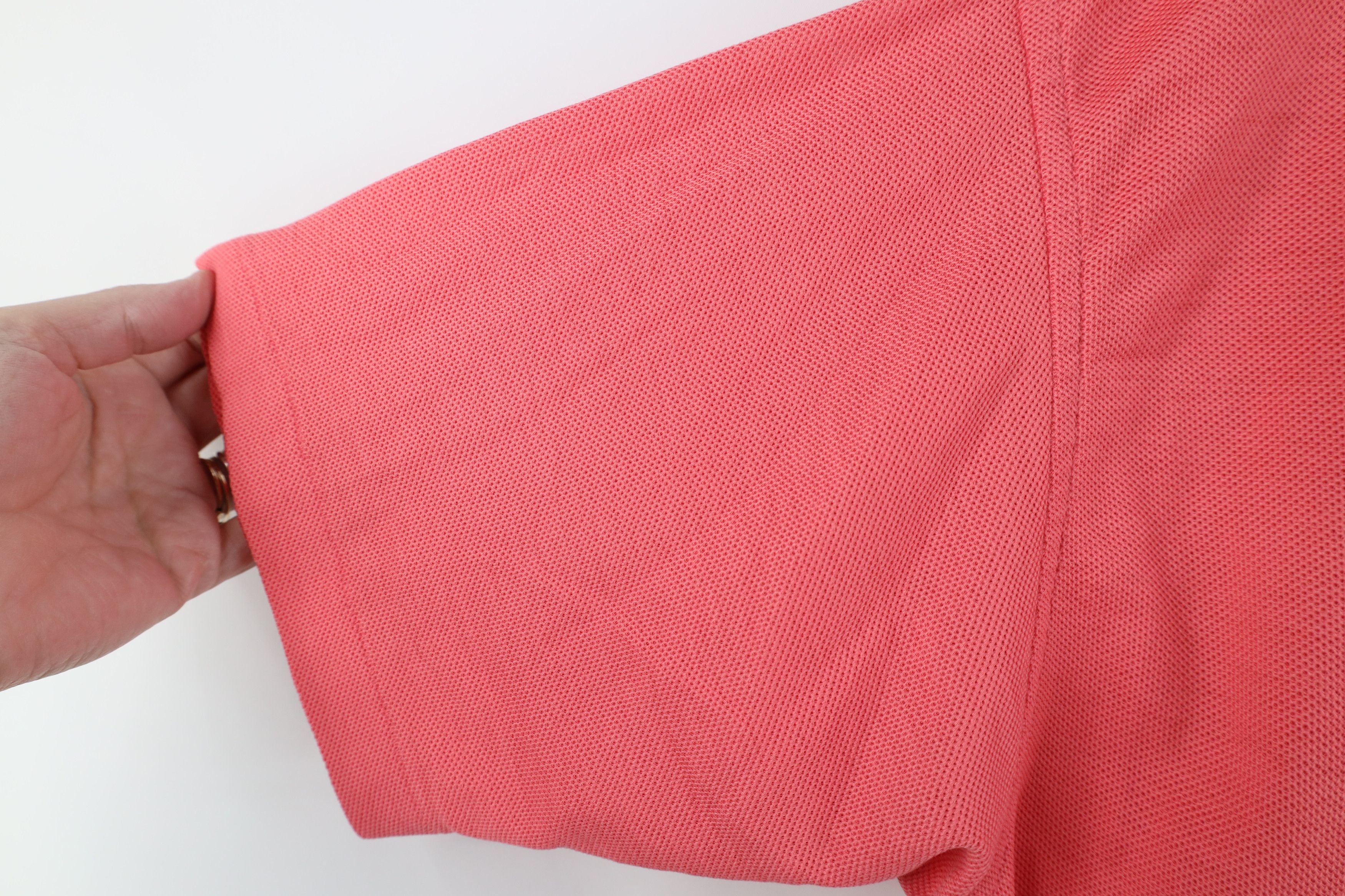 L.L. Bean Vintage 90s LL Bean Double L Cotton Knit Golf Polo Pink USA Size US XL / EU 56 / 4 - 8 Thumbnail