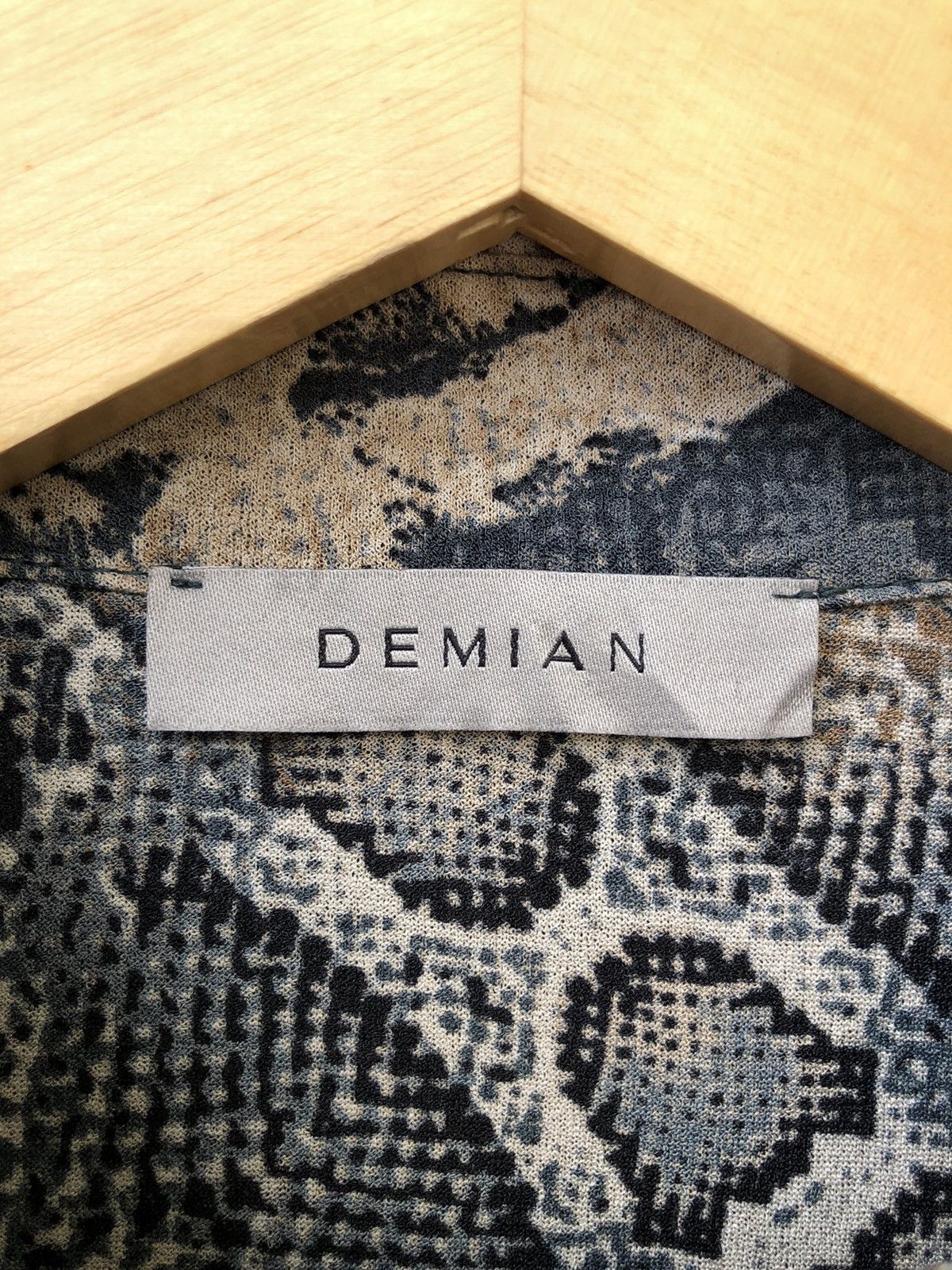 Vintage Demian Snake Skin Asian Style Korean & Japanese Vintage Size L / US 10 / IT 46 - 10 Thumbnail
