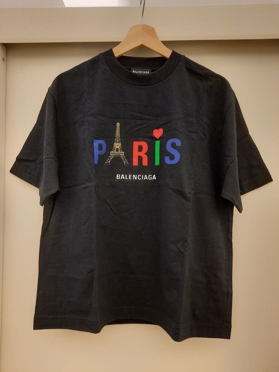 Balenciaga Paris Eiffel Tower Logo Tee Size US XS / EU 42 / 0 - 1 Thumbnail