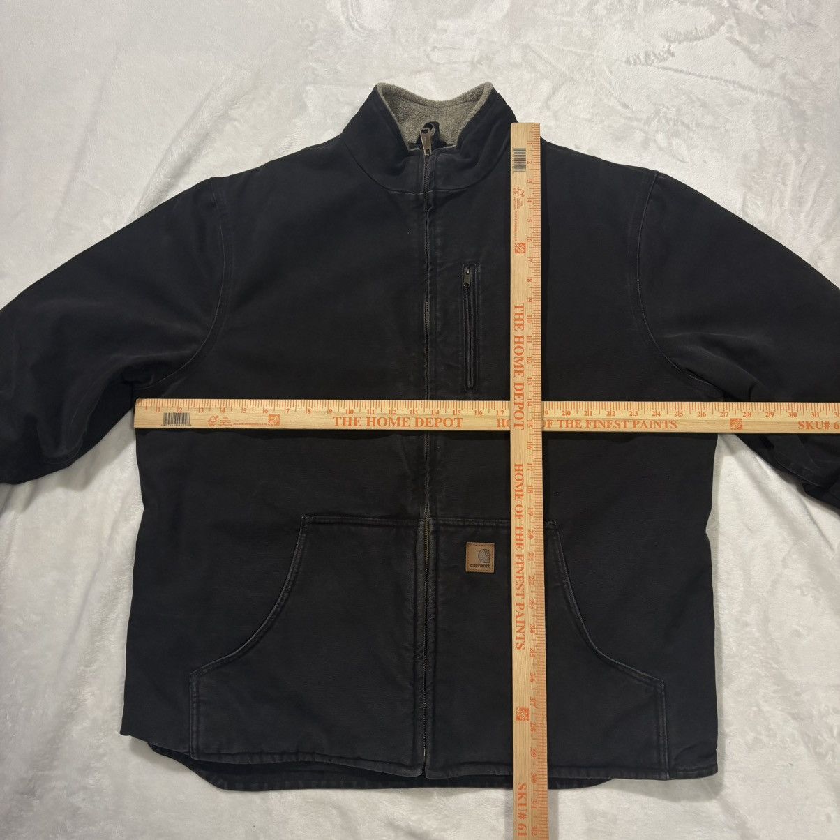 Carhartt Carhartt Jacket XL Black Sherpa Lined Detroit Vintage Size US XL / EU 56 / 4 - 7 Thumbnail