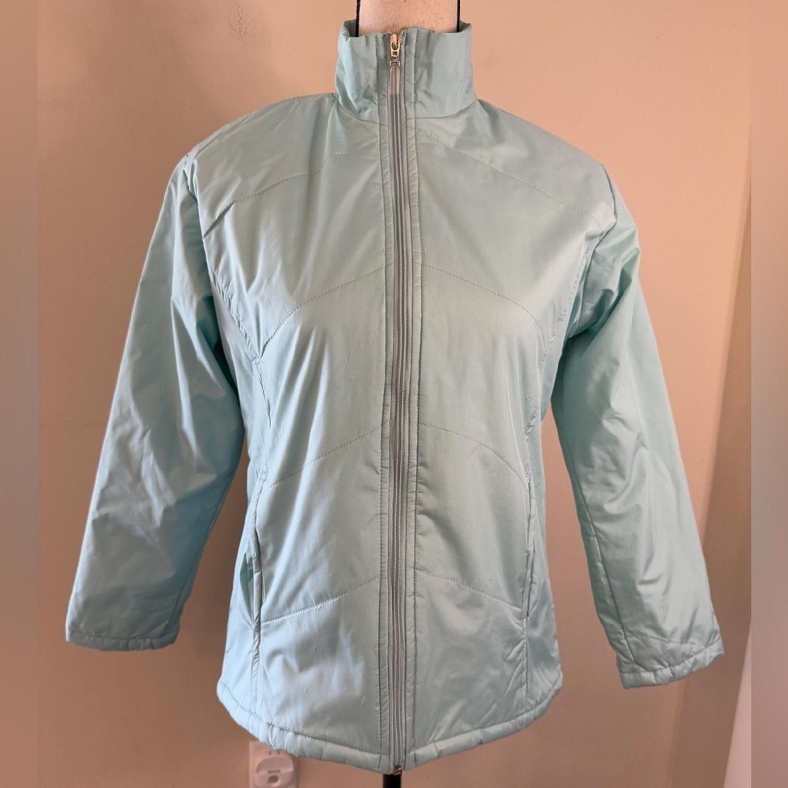 Other E-Nigi light mint blue green zip up lightweight jacket SZ M Size M / US 6-8 / IT 42-44 - 1 Thumbnail