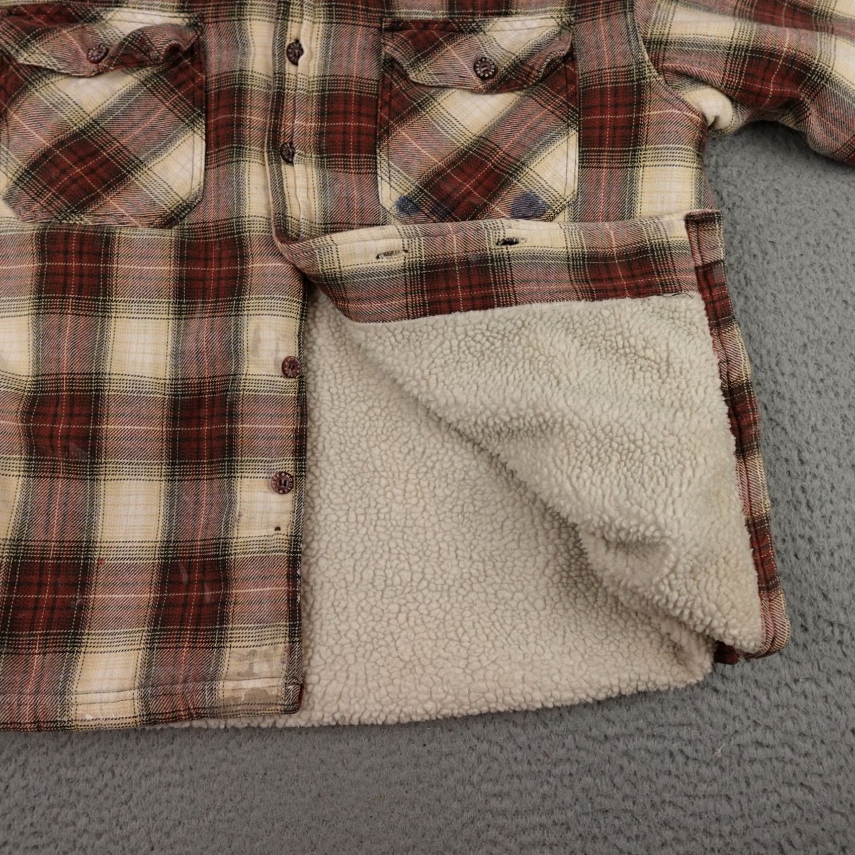 Vintage VINTAGE Moose Creek Jacket Mens L Red Plaid Flannel Lined Shacket Hiking Size US L / EU 52-54 / 3 - 4 Thumbnail