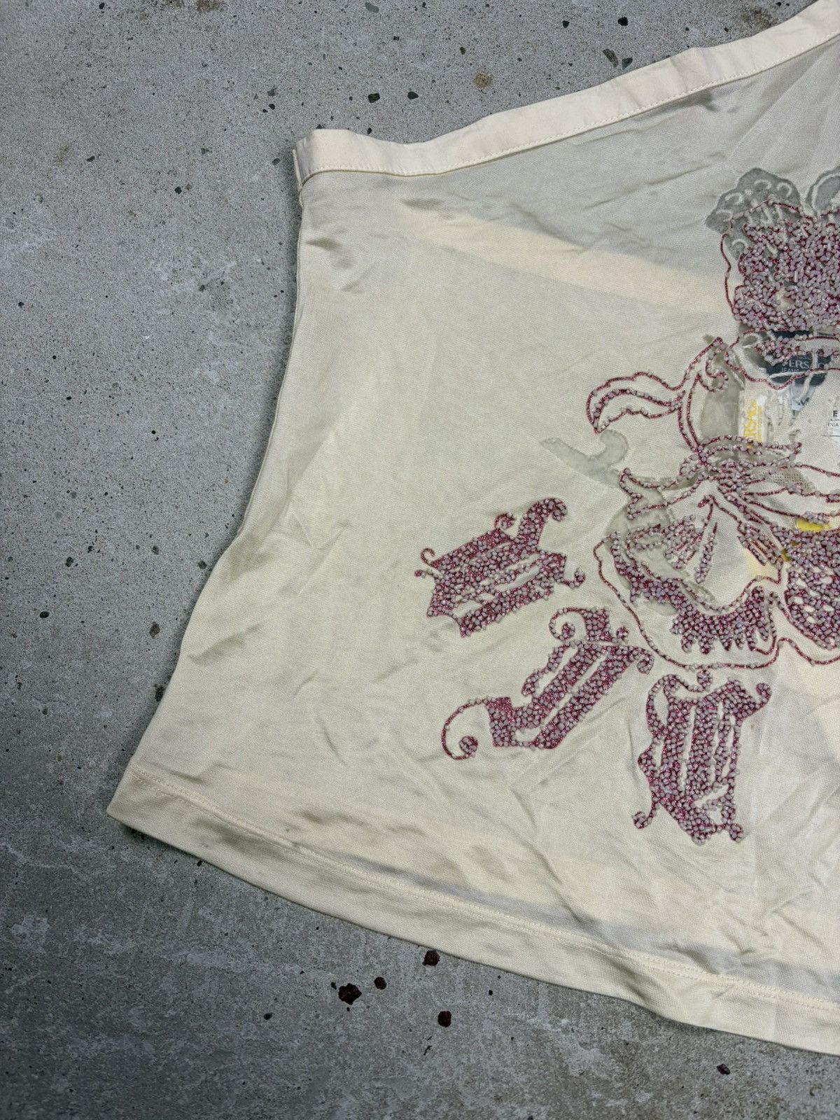 Versace Vintage 2000s Versace Jeans Couture Halter Top Print Cropped Size M / US 6-8 / IT 42-44 - 3 Thumbnail