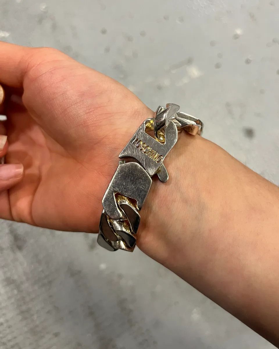 Moschino 2000s Moschino Metal Chain Bracelet Size ONE SIZE - 4 Thumbnail