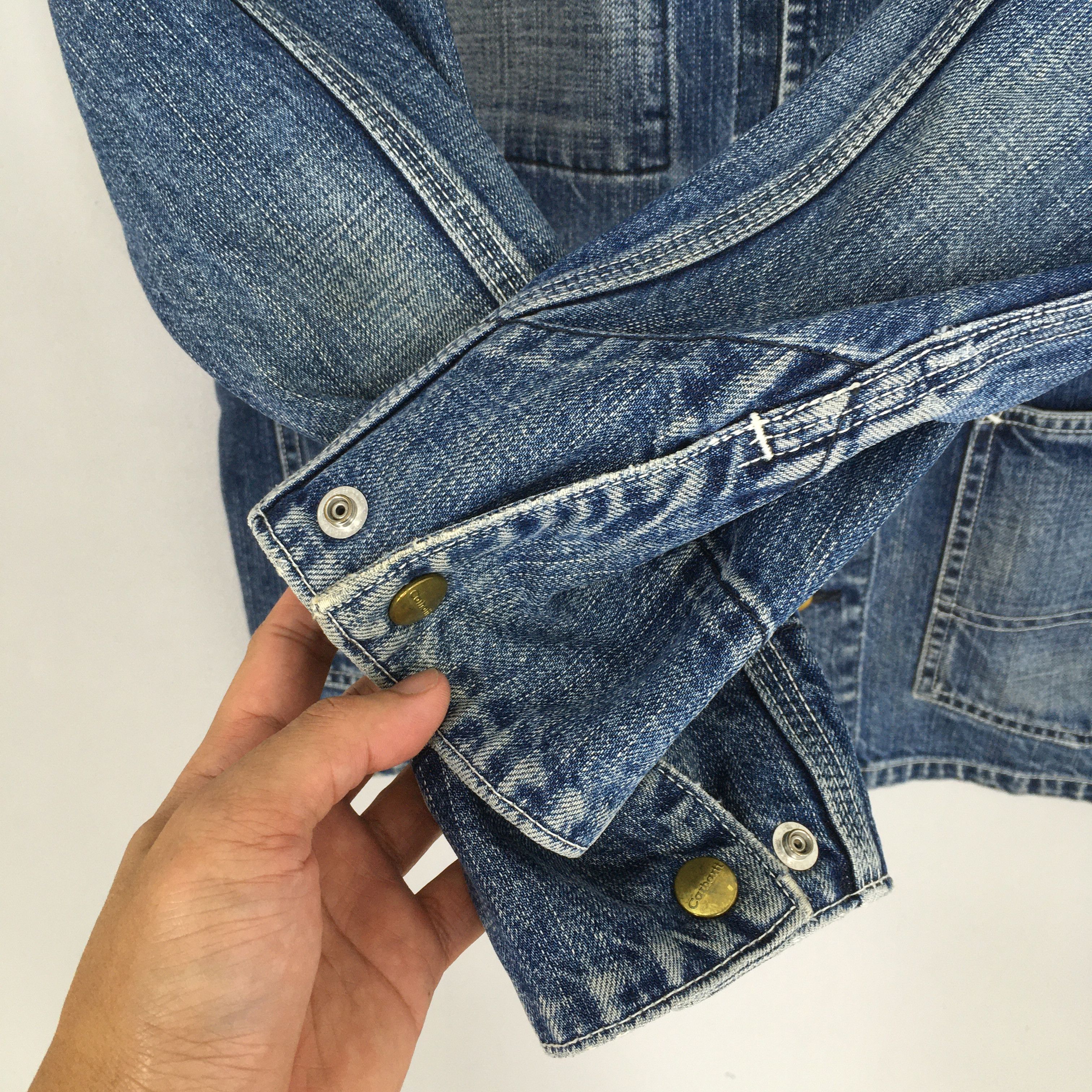 Carhartt Vintage 90's Carhartt Denim Chore Workwear Jacket Large Size US L / EU 52-54 / 3 - 4 Thumbnail