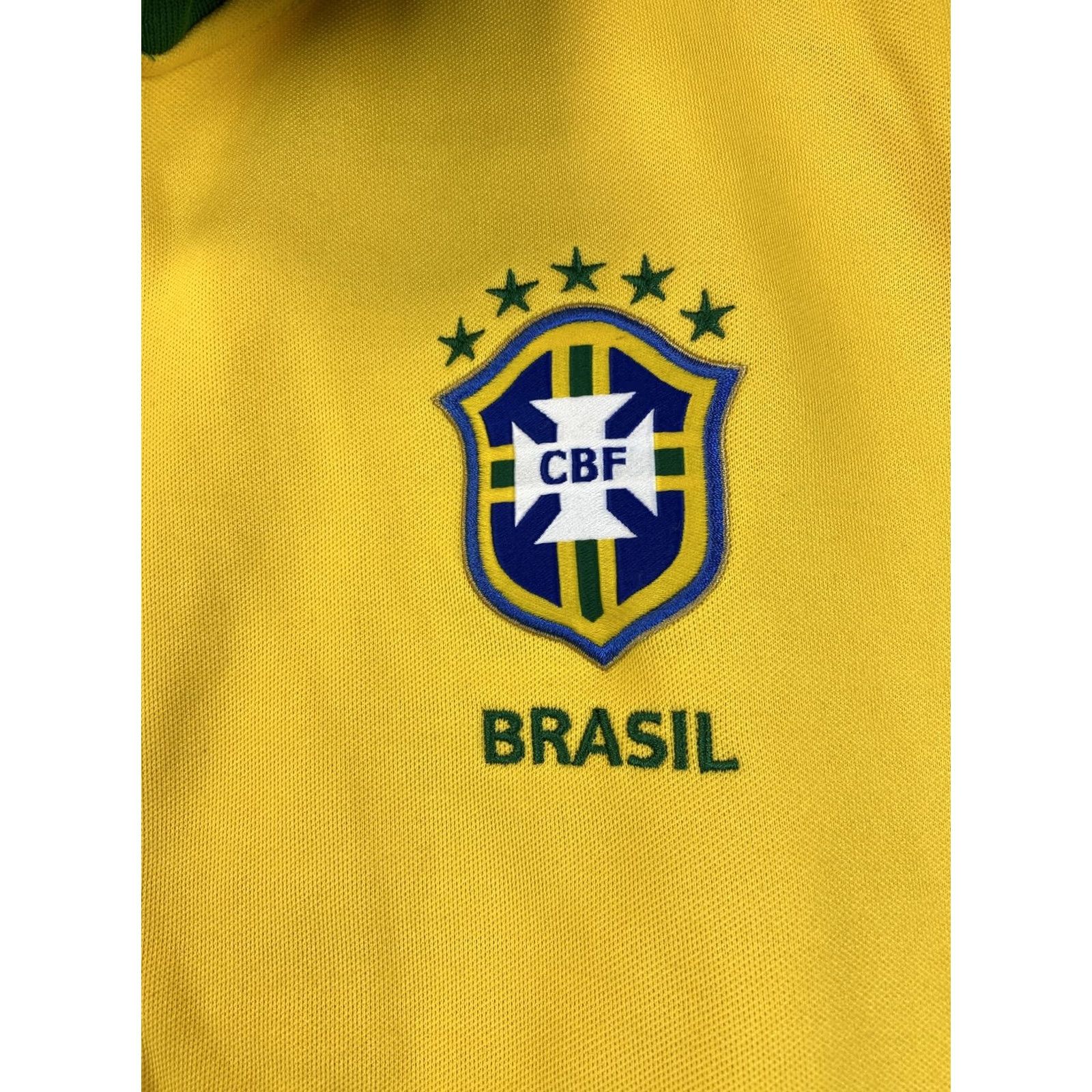 Nike VINTAGE Nike Jacket Sweater Men’s XL Yellow Brazil Soccer Team Track / 33-41 Size US XL / EU 56 / 4 - 3 Thumbnail