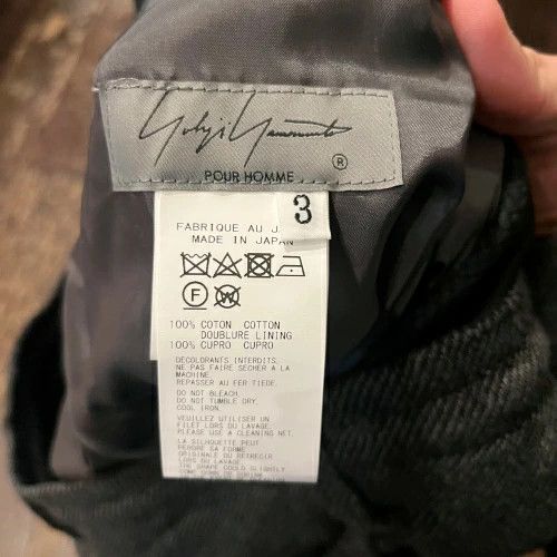 Yohji Yamamoto Yohji Yamamoto Pour Homme 24SS Side Flush Pocket Pants Size US 37 - 6 Thumbnail