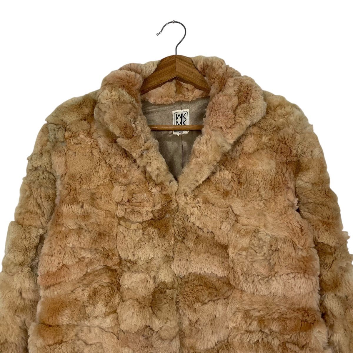 Michel Klein Michel Klein Chunky Brown Rabbit Fur Coat Size S / US 4 / IT 40 - 2 Thumbnail