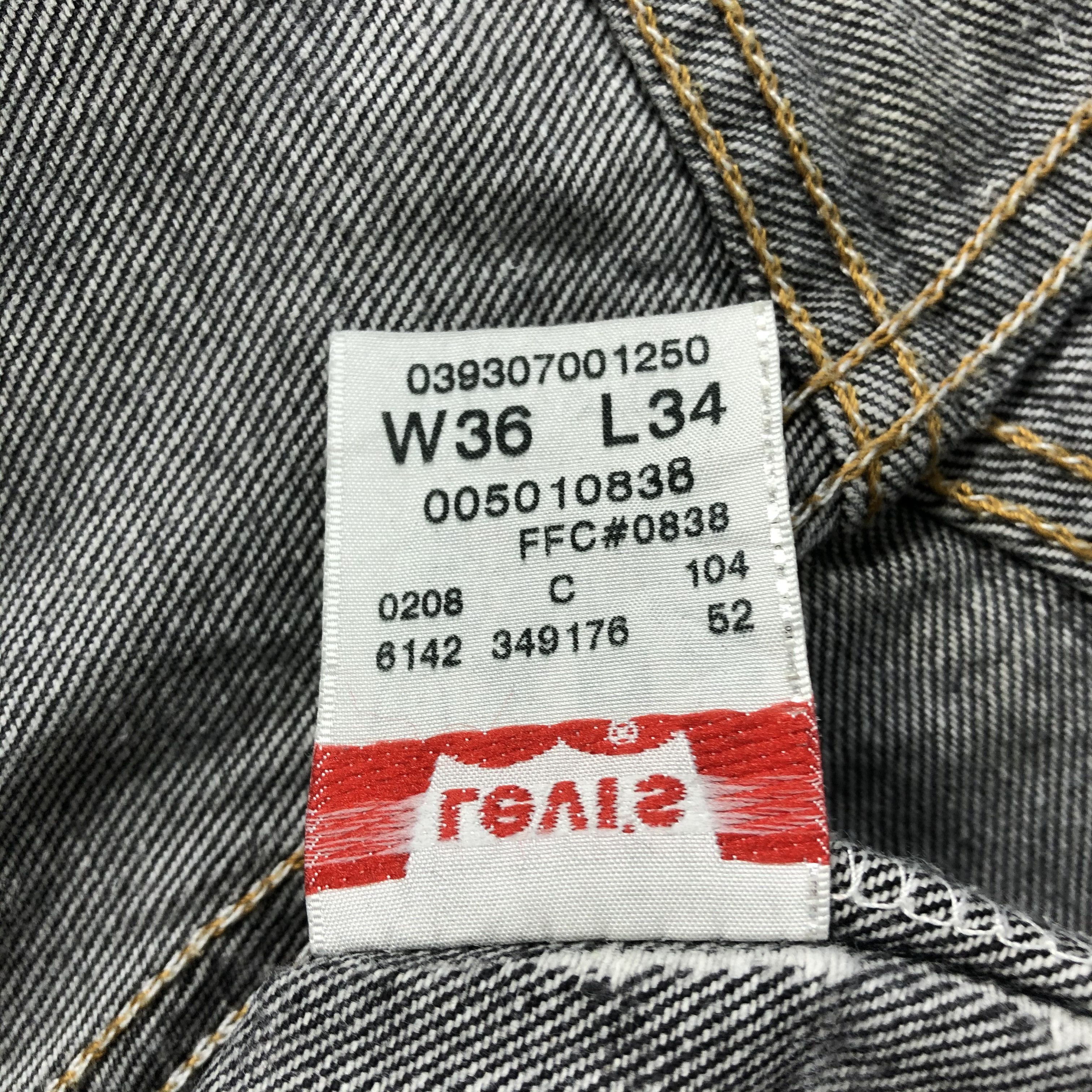 Levi's Vintage 90s Levis 501 Jeans-JM2667 Size US 37 - 18 Thumbnail