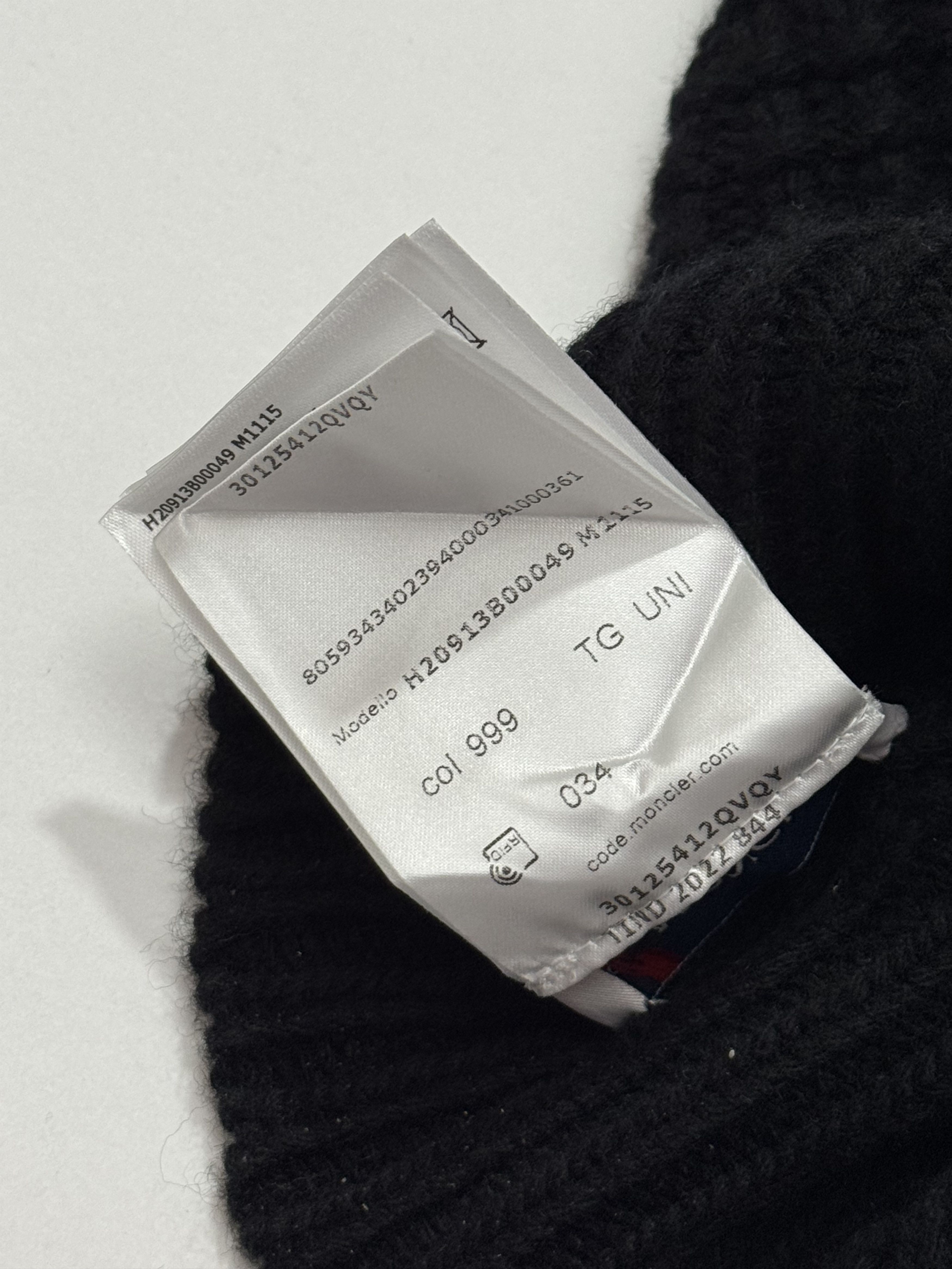 Moncler Moncler BALACLAVA virgin wool Size ONE SIZE - 14 Thumbnail