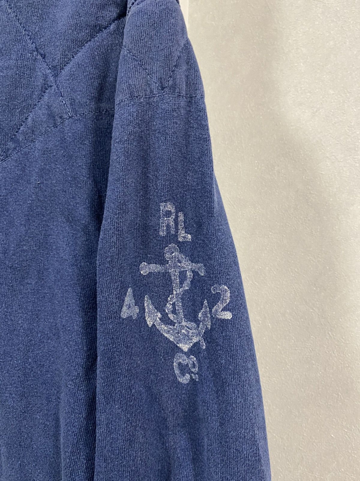 Polo Ralph Lauren × Vintage Rare Polo RL Military U.S. Navy 1/4 button Pullover Sz: M Size US M / EU 48-50 / 2 - 3 Thumbnail