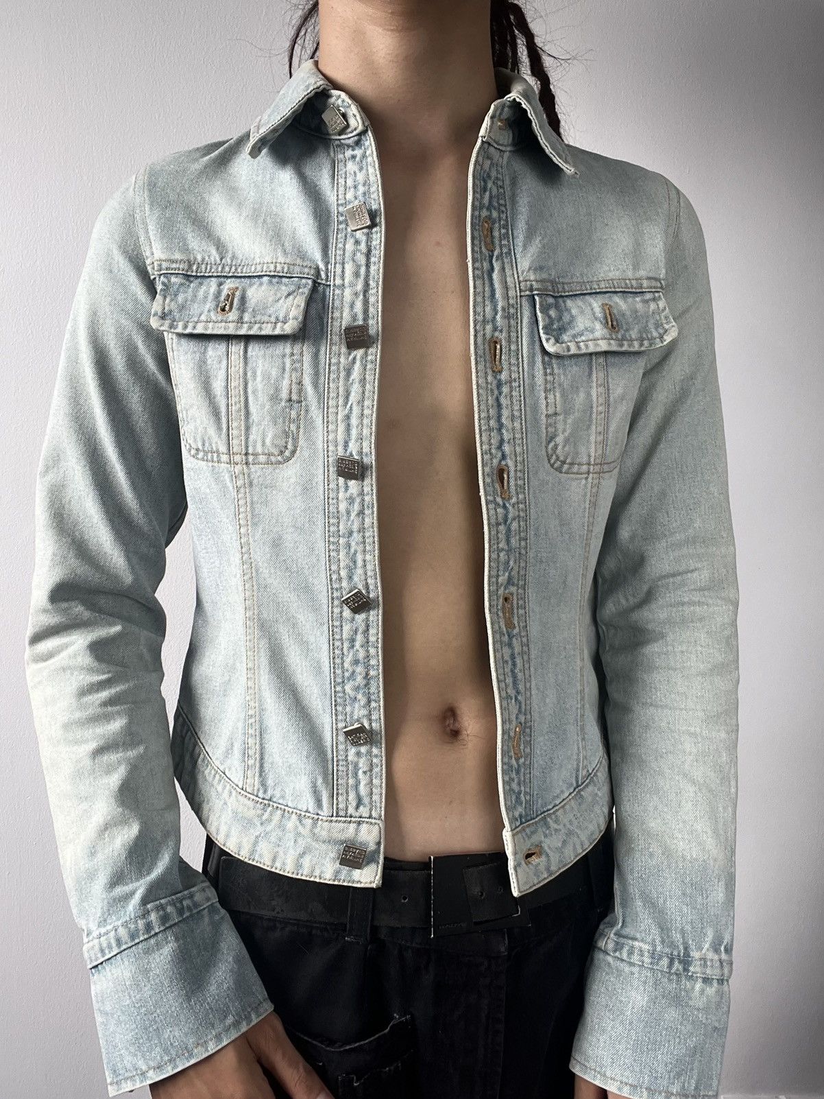 Marithe + Francois Girbaud Marithe Francois Girbaud Denim Jacket Size US M / EU 48-50 / 2 - 2 Thumbnail
