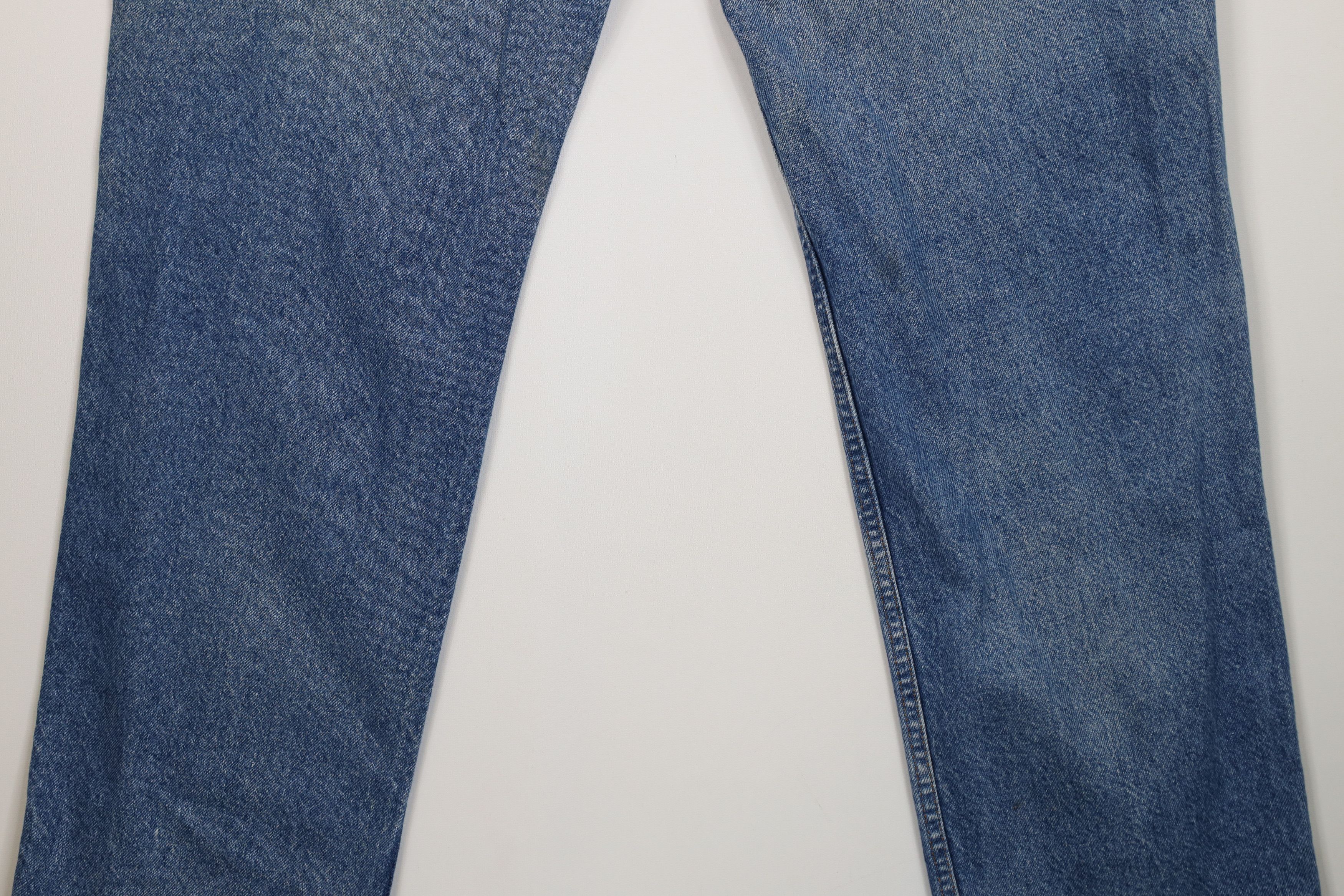 Levi's Vintage 90s Levis 540 Relaxed Fit Wide Leg Jeans Blue Size US 42 / EU 58 - 13 Thumbnail