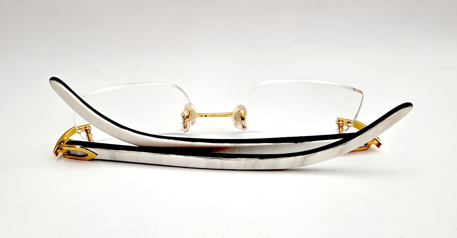 Cartier Authentic Cartier Black Buffalo Horn Glasses CT00460 Size ONE SIZE - 11 Thumbnail