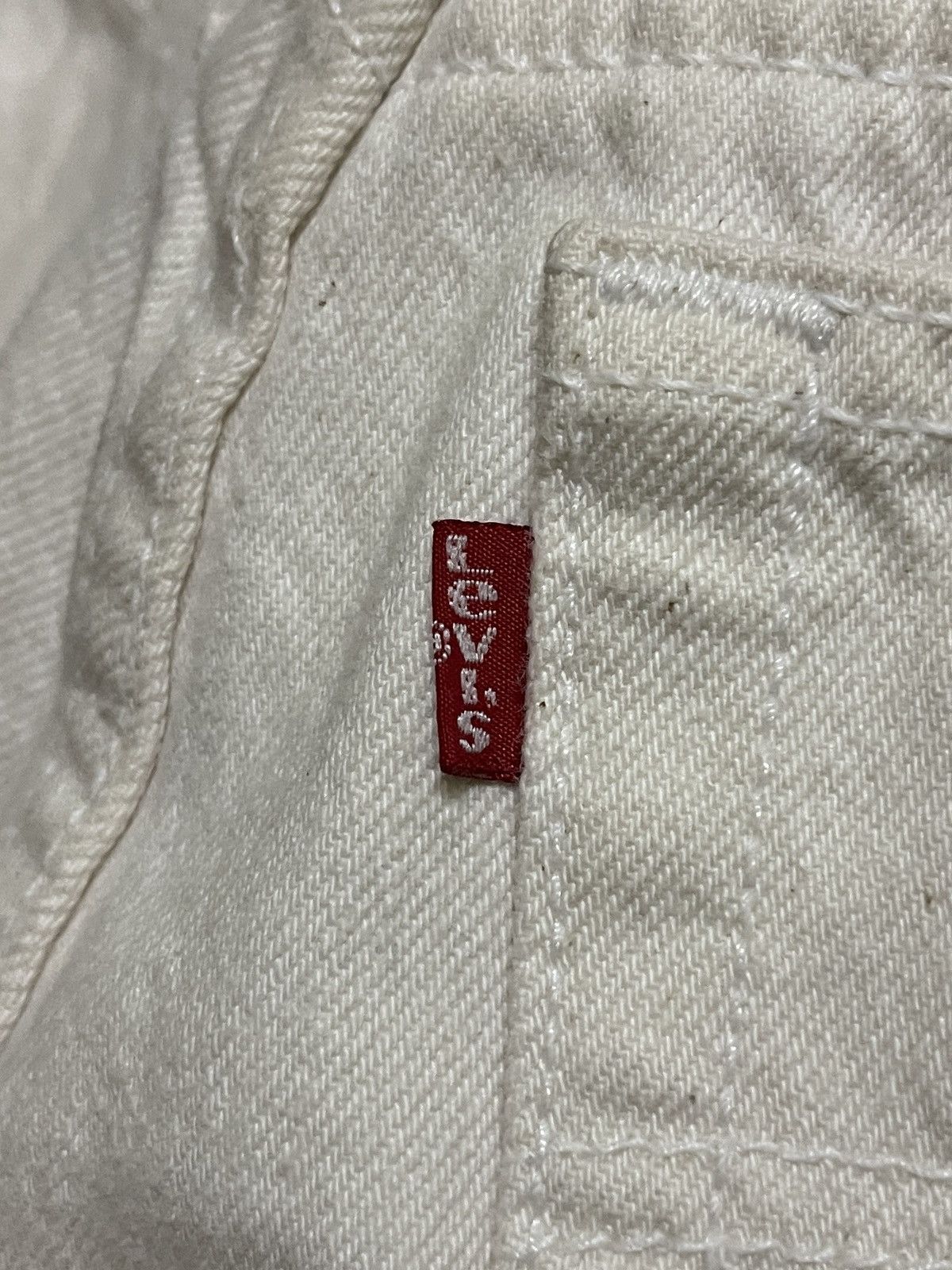 Levi's × Vintage Levi’s Curve Women Cream Jeans Size 28" / US 6 / IT 42 - 18 Thumbnail