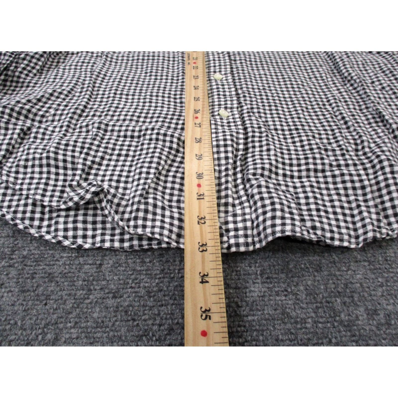 Polo Ralph Lauren Polo Ralph Lauren Shirt Men XL Black White Plaid Linen Pony Golf Preppy Beach Size US XL / EU 56 / 4 - 4 Thumbnail