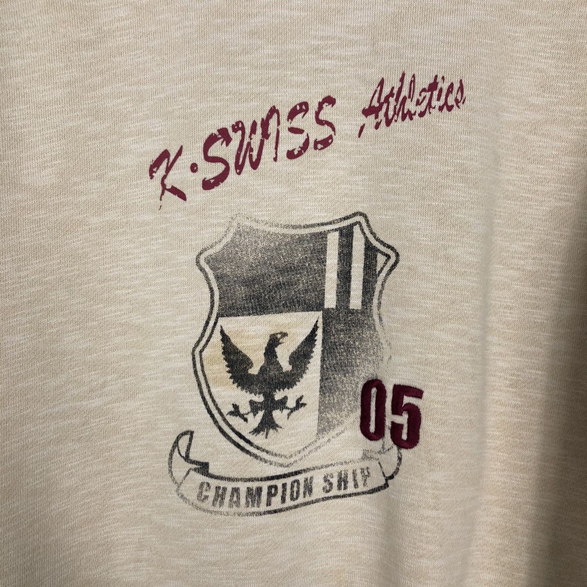 K-Swiss × Vintage Vintage K swiss Sweatshirt 90s design rare medium Size US M / EU 48-50 / 2 - 10 Thumbnail
