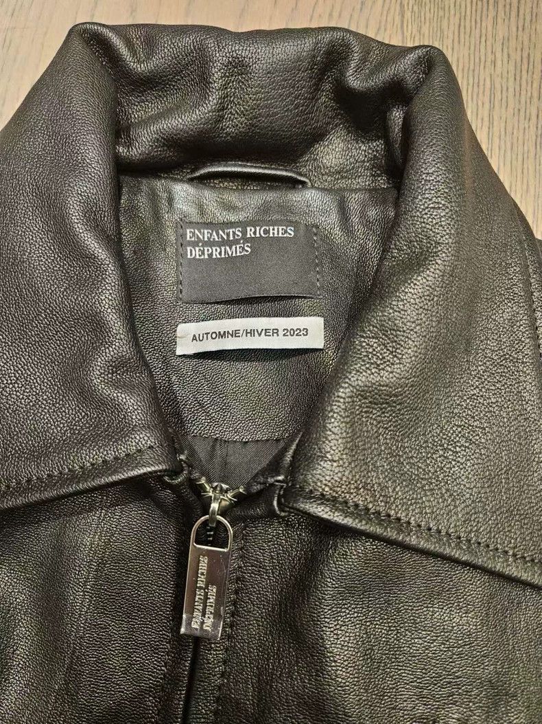 Enfants Riches Deprimes Enfants Riches Deprimes 23 FW Black Smoke House Leather jac Size US M / EU 48-50 / 2 - 3 Thumbnail