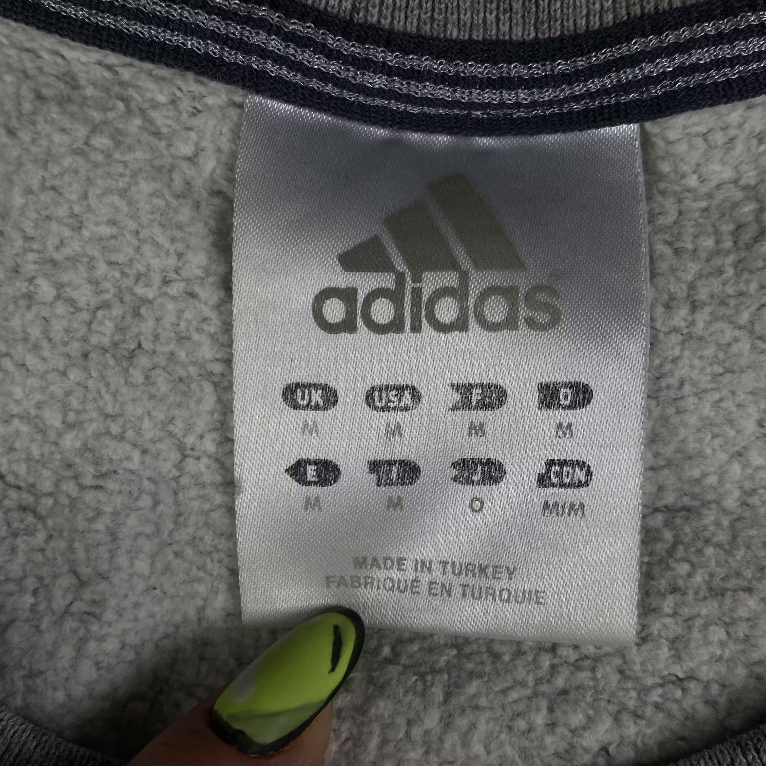 Adidas × Vintage Mens Sweatshirt Adidas Vintage Big Logo Size M Size US M / EU 48-50 / 2 - 5 Thumbnail