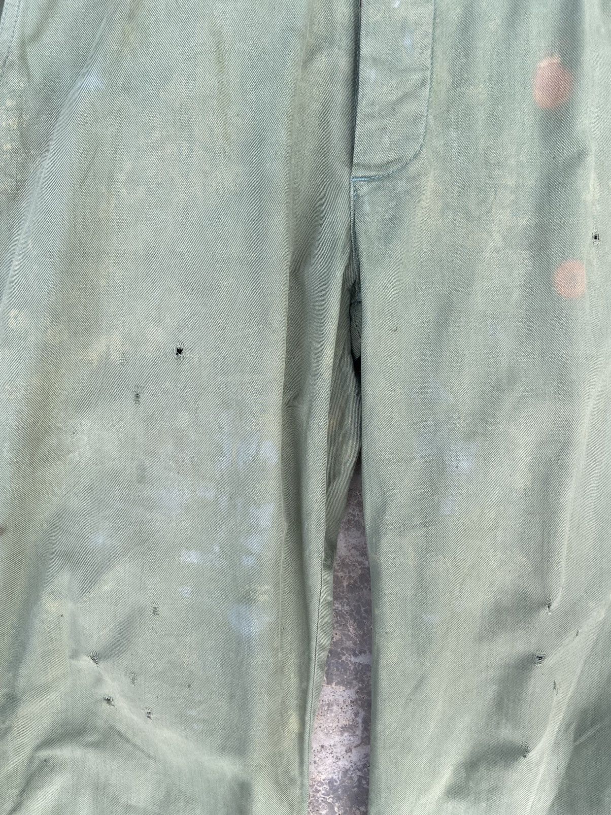 Chimala Trashed Faded Chimala chinos painted pants distressed Size US 35 - 6 Thumbnail