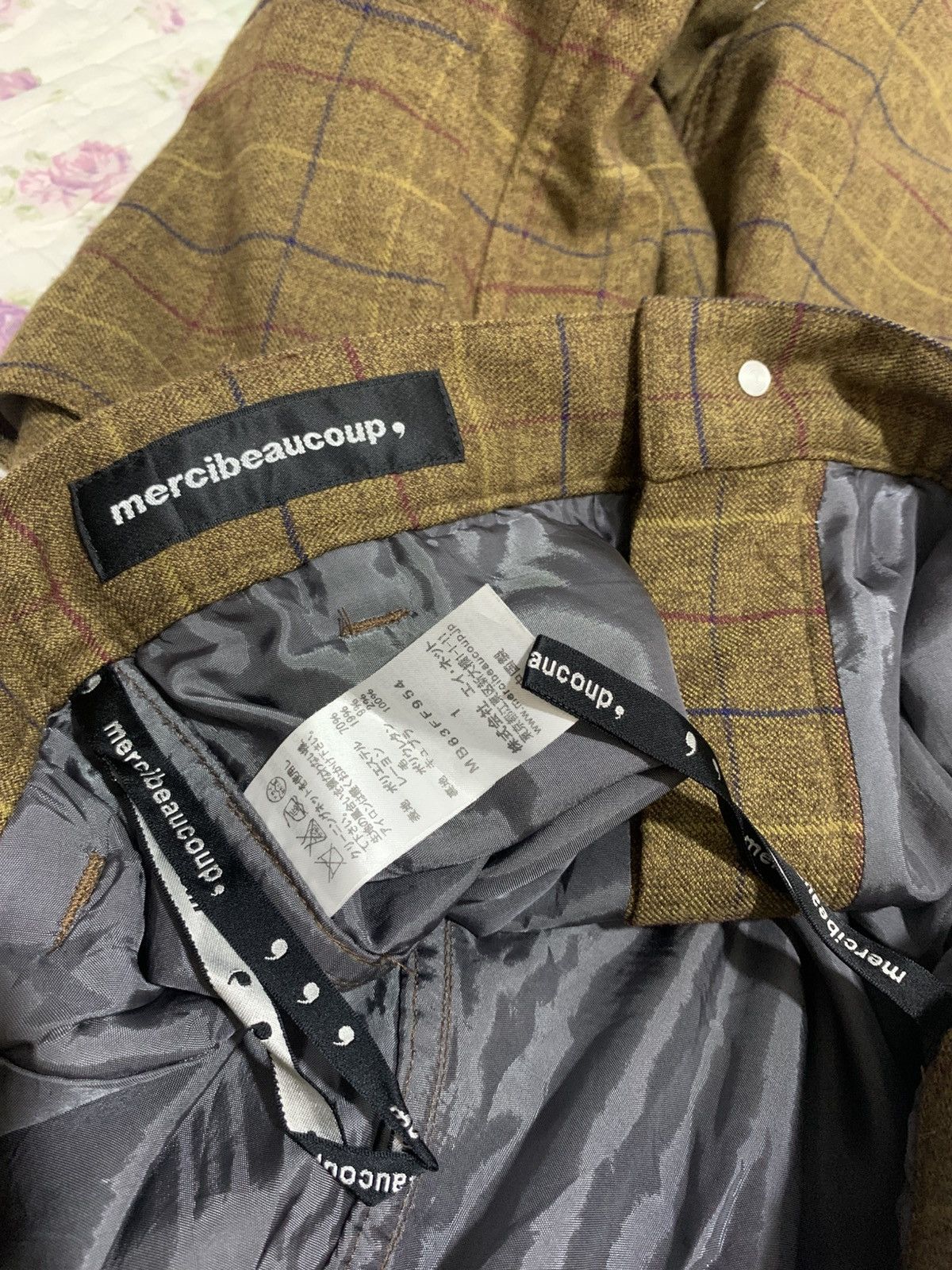 Issey Miyake × mercibeaucoup Mercibeaucoup Issey Miyake checkered pants baggy skinny Size US 30 / EU 46 - 9 Thumbnail