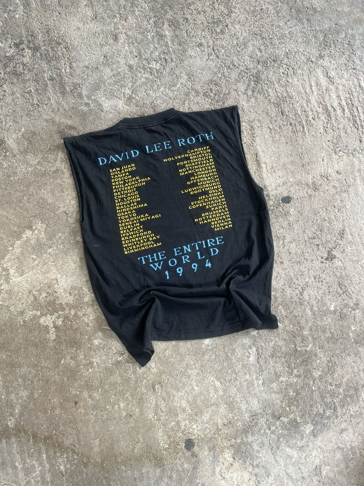 Band Tees David Lee Roth 1994 sleeveless band tee Size US XL / EU 56 / 4 - 8 Thumbnail